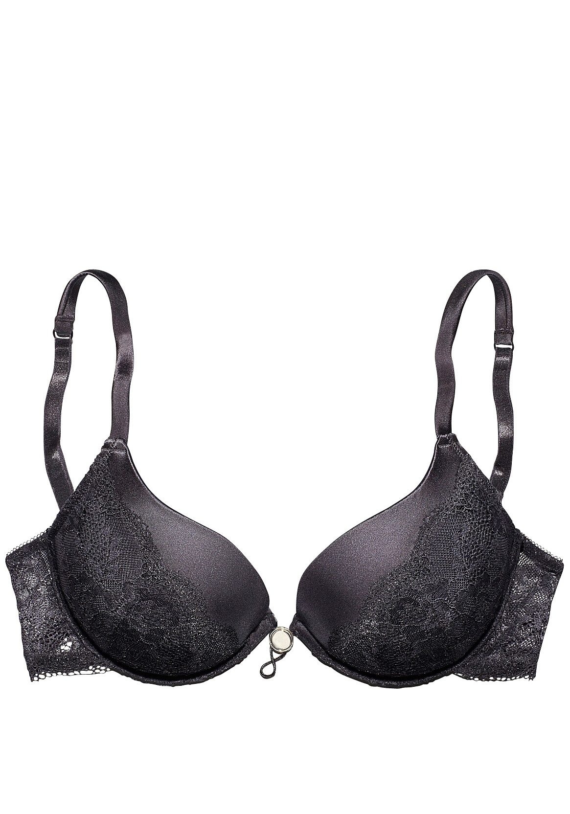 DAGI Push-up BH - black/schwarz meliert 