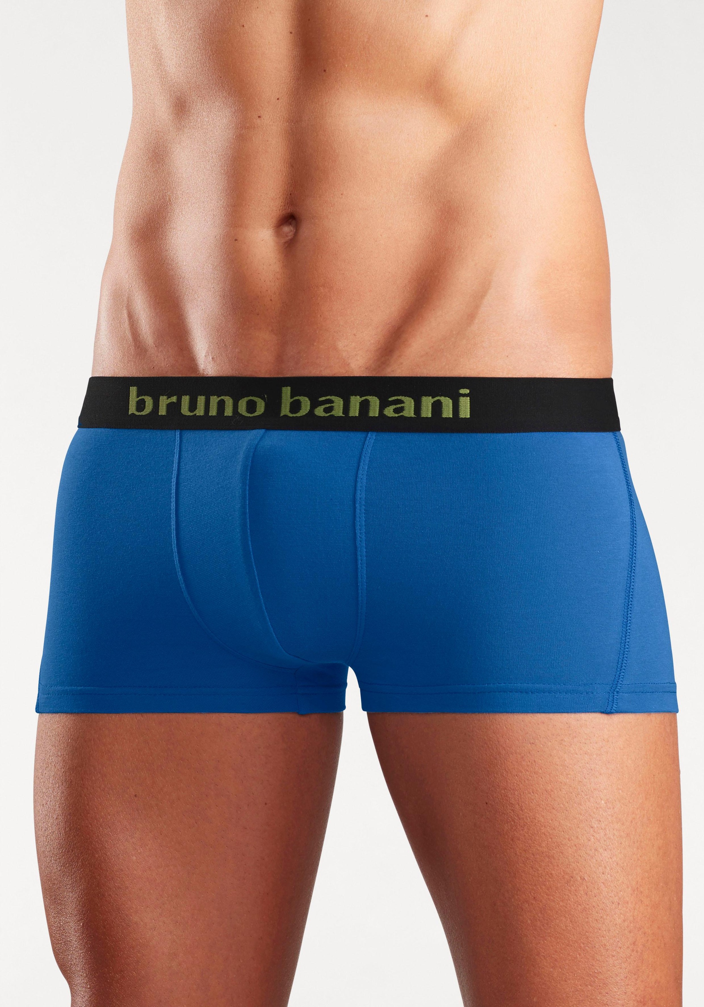 Bruno Banani Boxershorts, & St.), Logo | in Unterwäsche LASCANA Hipster-Form » Lingerie online Bademode, 4 mit (Packung, Webbund kaufen