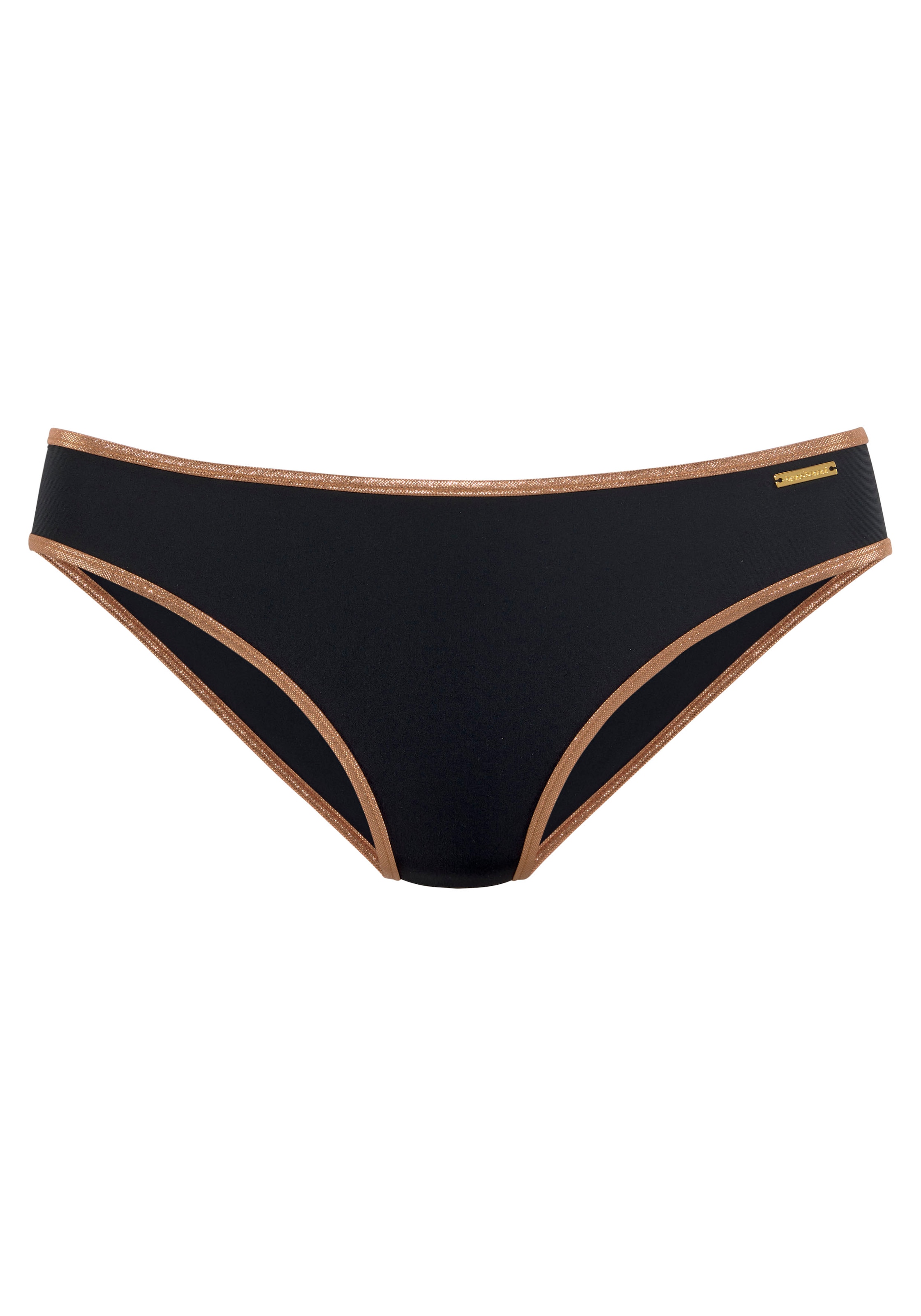 Bruno Banani Bikini-Hose »Milano«, mit kupferfarbener Paspel