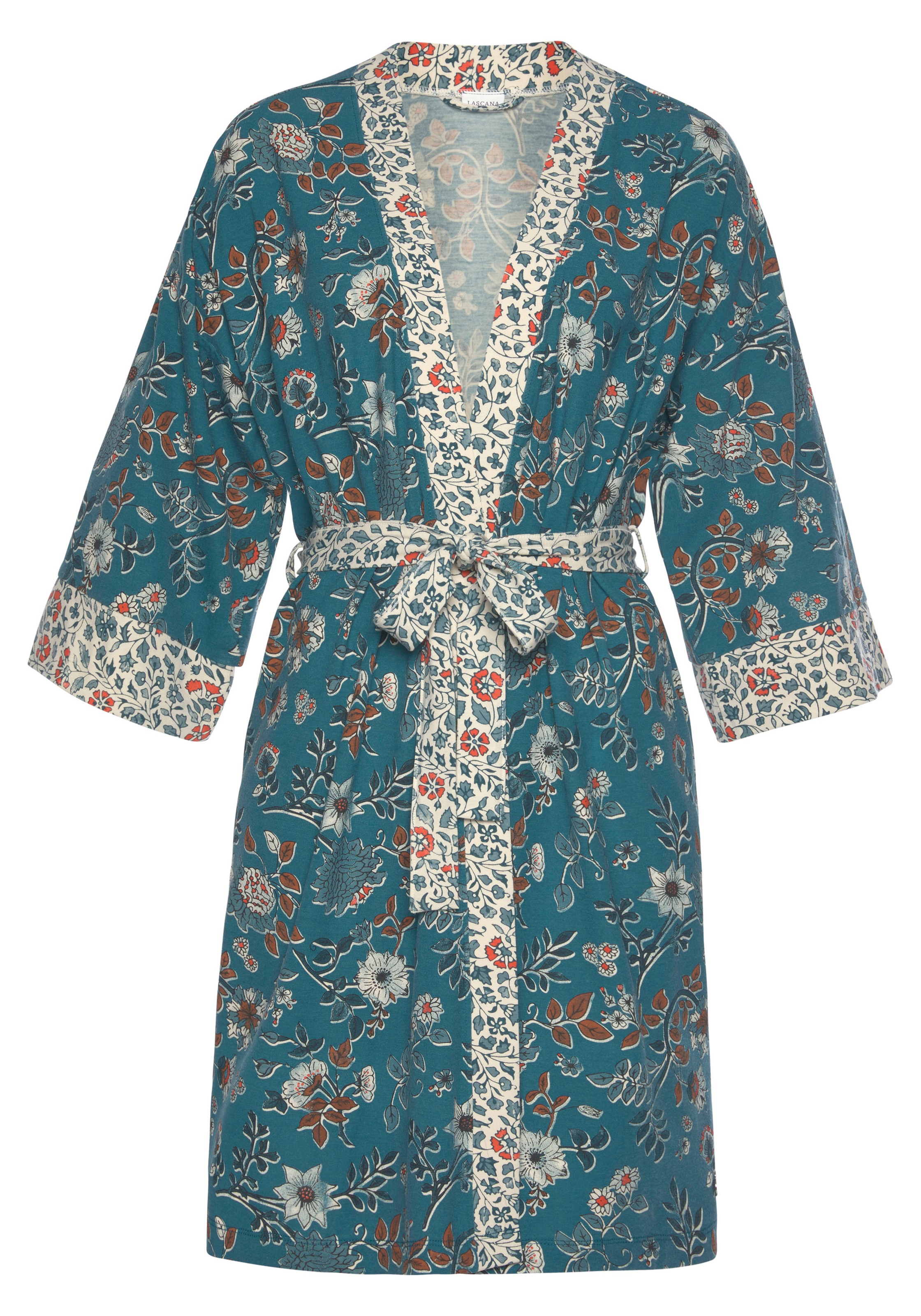 LASCANA Kimono, mit Blumen Allover-Druck » LASCANA | Bademode, Unterwäsche  & Lingerie online kaufen | Nachthemden