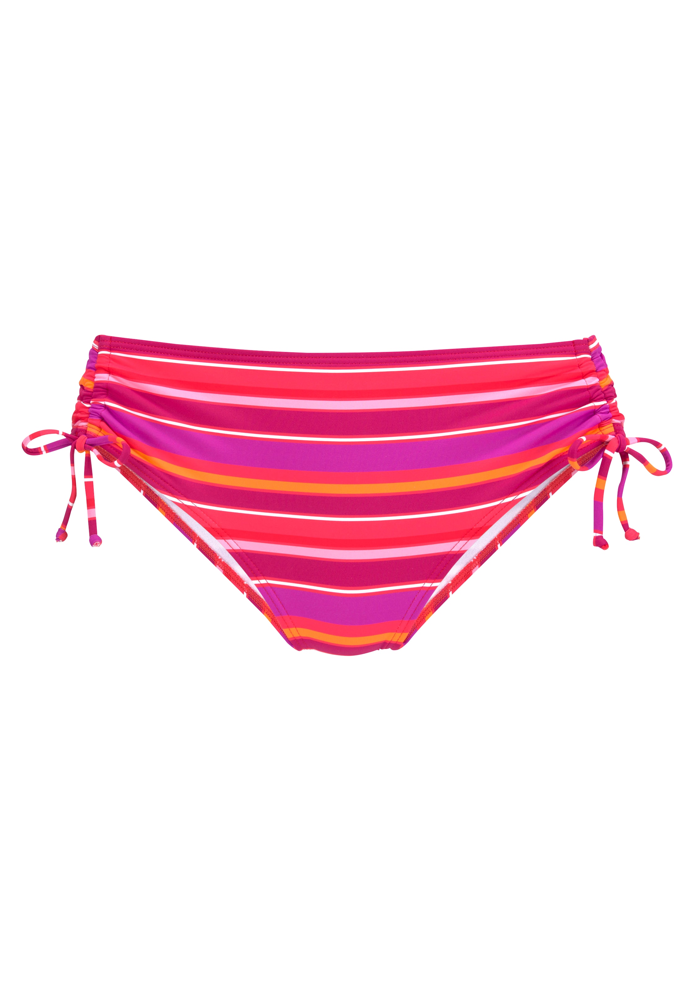 s.Oliver Bikini-Hose, seitlich regulierbar und mit trendigem Streifen-Design