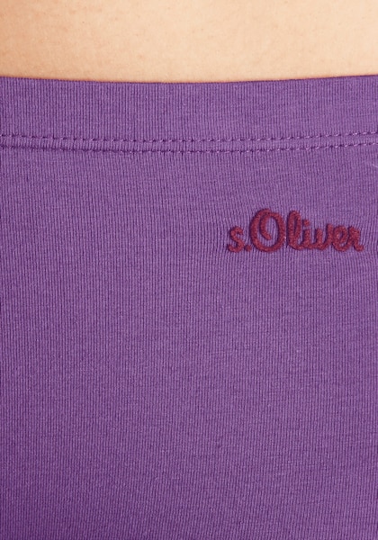 s.Oliver Panty, (Packung, 3 St.), aus elastischer Baumwoll-Qualität