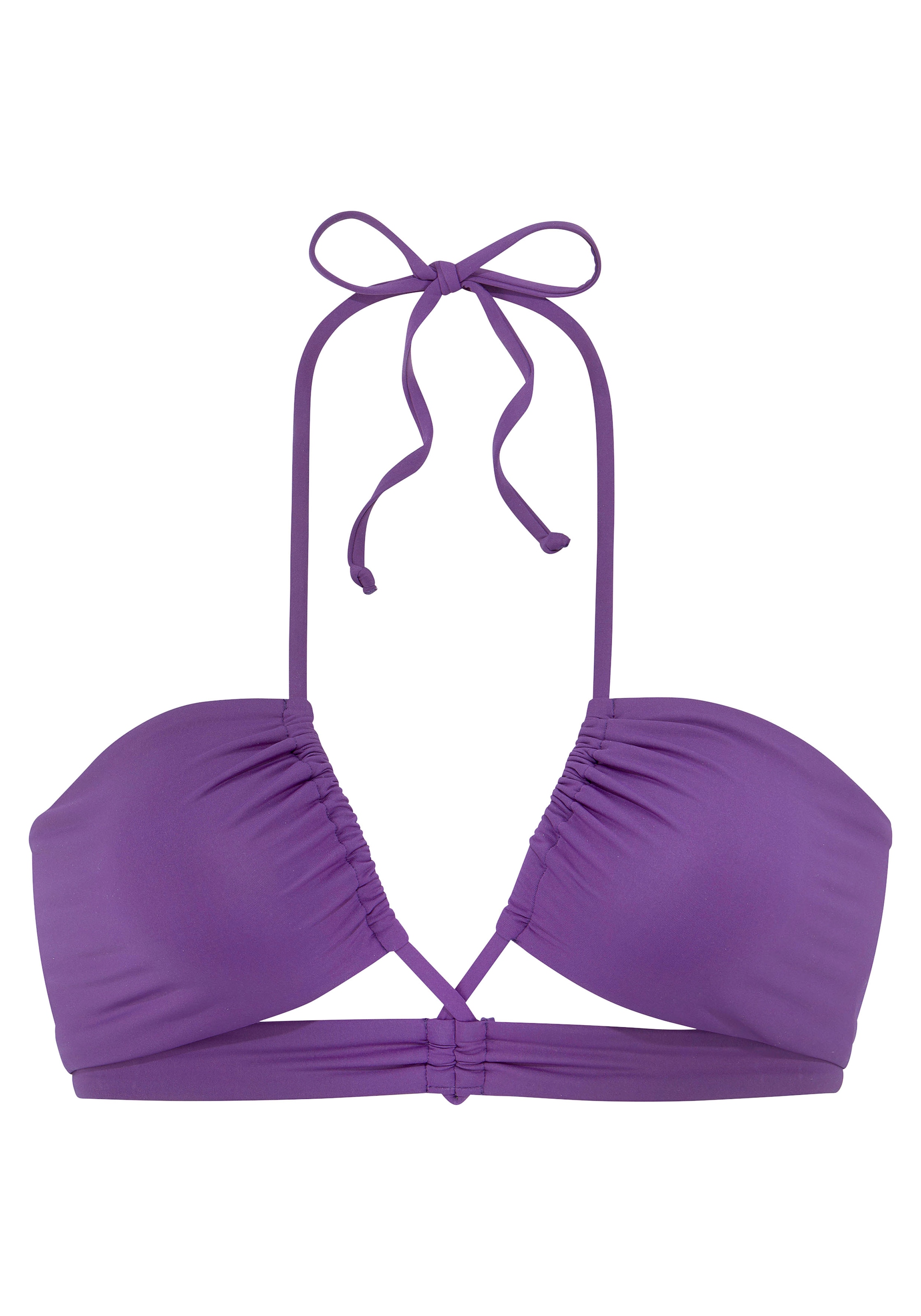 s.Oliver Bandeau-Bikini-Top »Joy«, mit modischen Cut-Outs