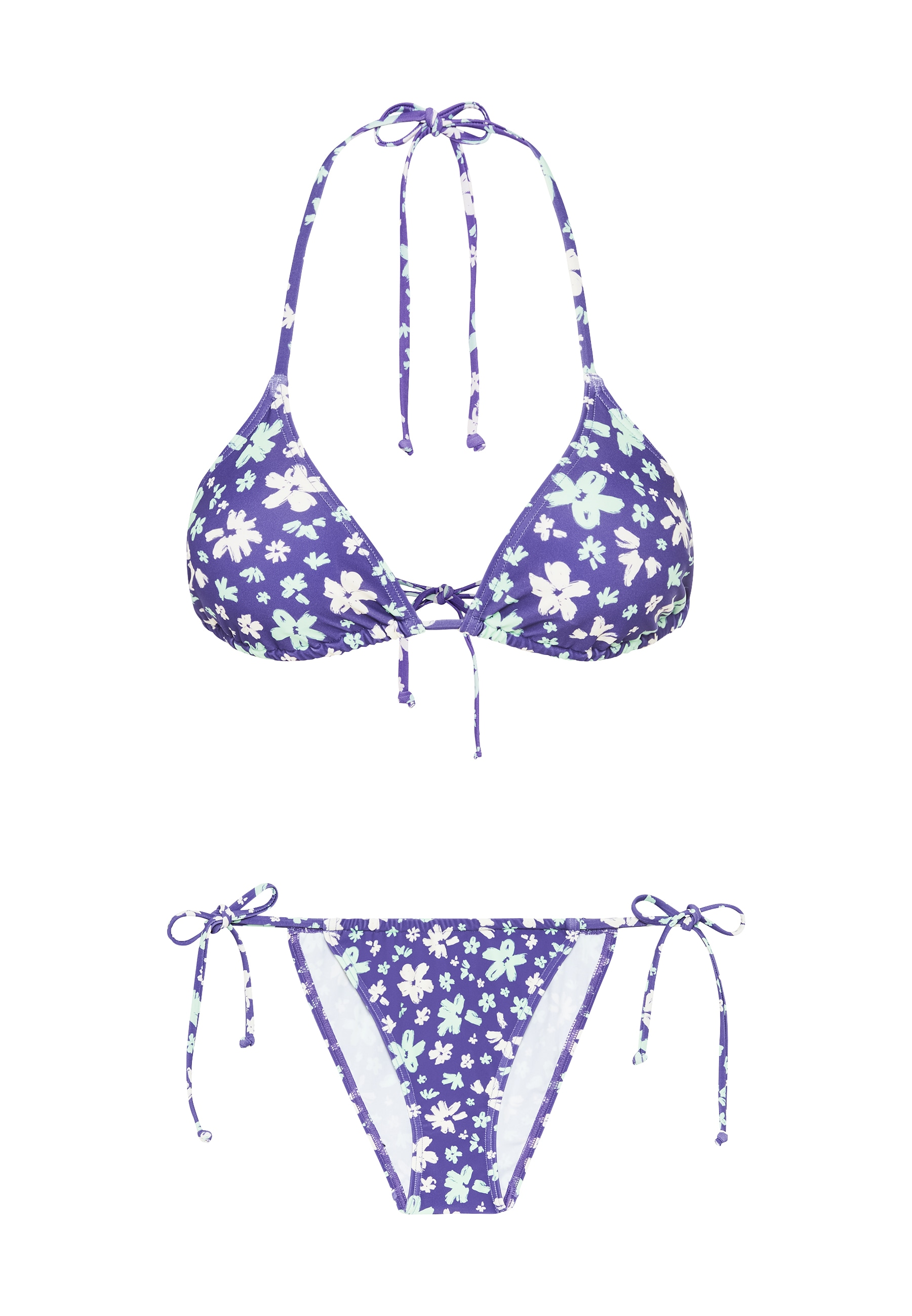 LSCN by LASCANA Triangel-Bikini »Cecily«, (Set), mit sommerlichem Blumendruck