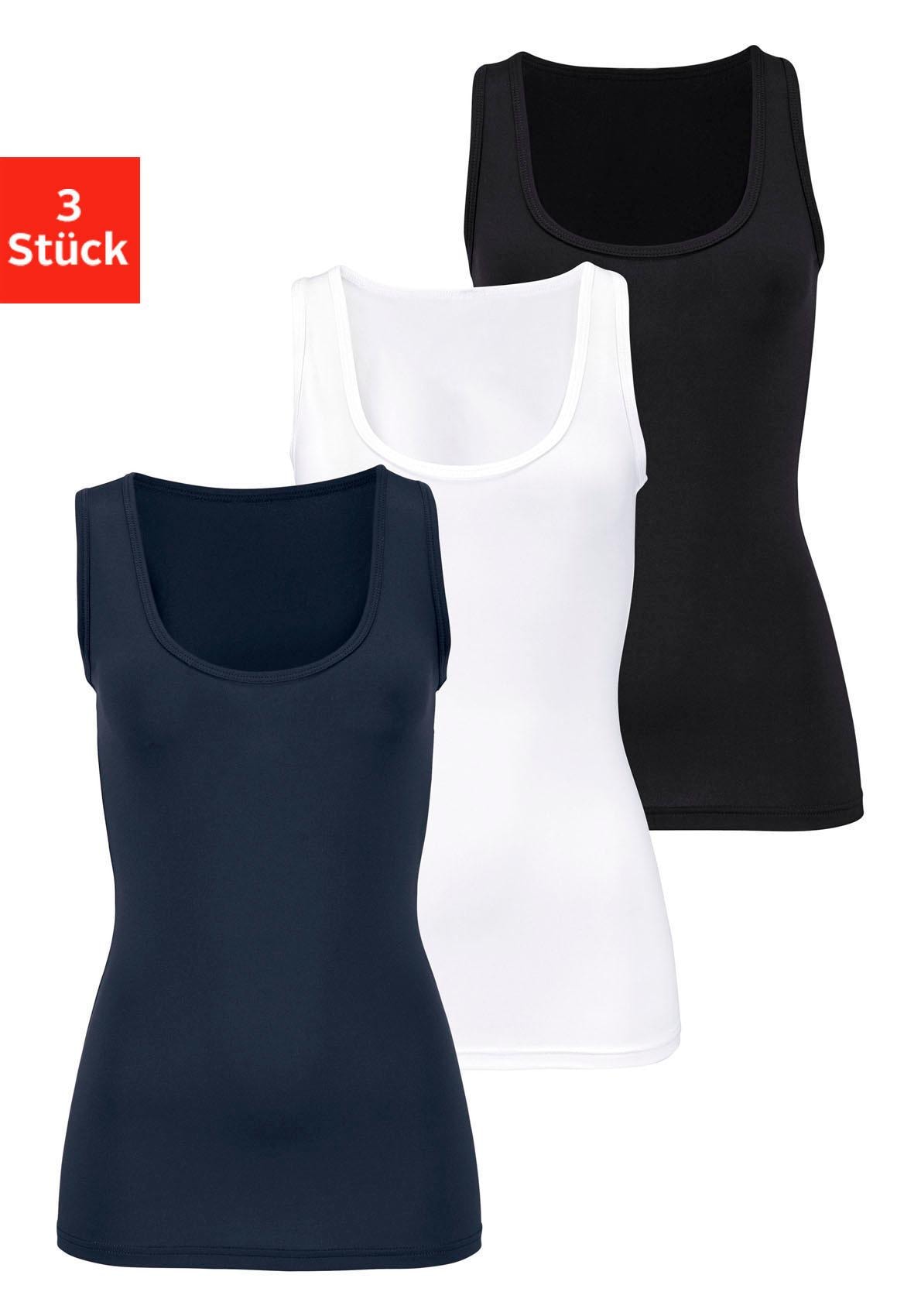 Vivance active Unterhemd, (Packung, Microfaser, Unterwäsche » weicher | Tanktop, Bademode, online 3er-Pack), & kaufen LASCANA Lingerie aus Unterziehshirt