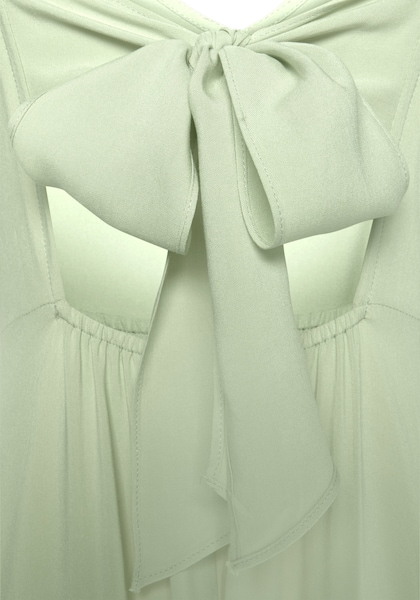 LASCANA Maxikleid, aus gewebter Viskose, Cut-Out am Rücken, Chiffon-Qualität, Sommerkleid