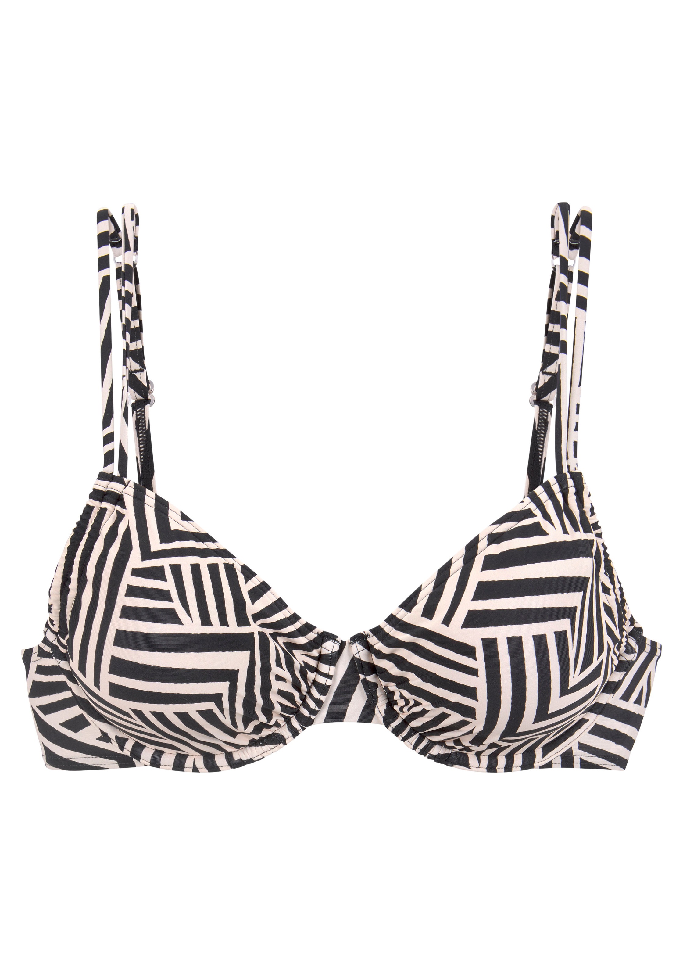 LASCANA Bügel-Bikini-Top »Cleo«, mit geometrischem Druck