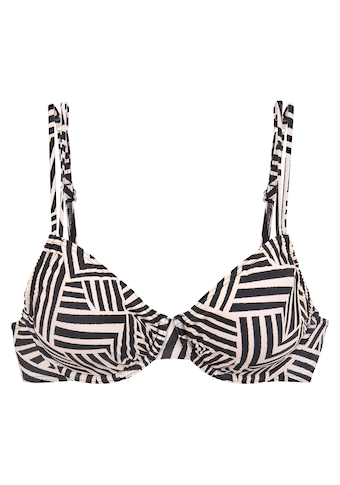 LASCANA Bügel-Bikini-Top »Cleo«, mit geometrischem Druck