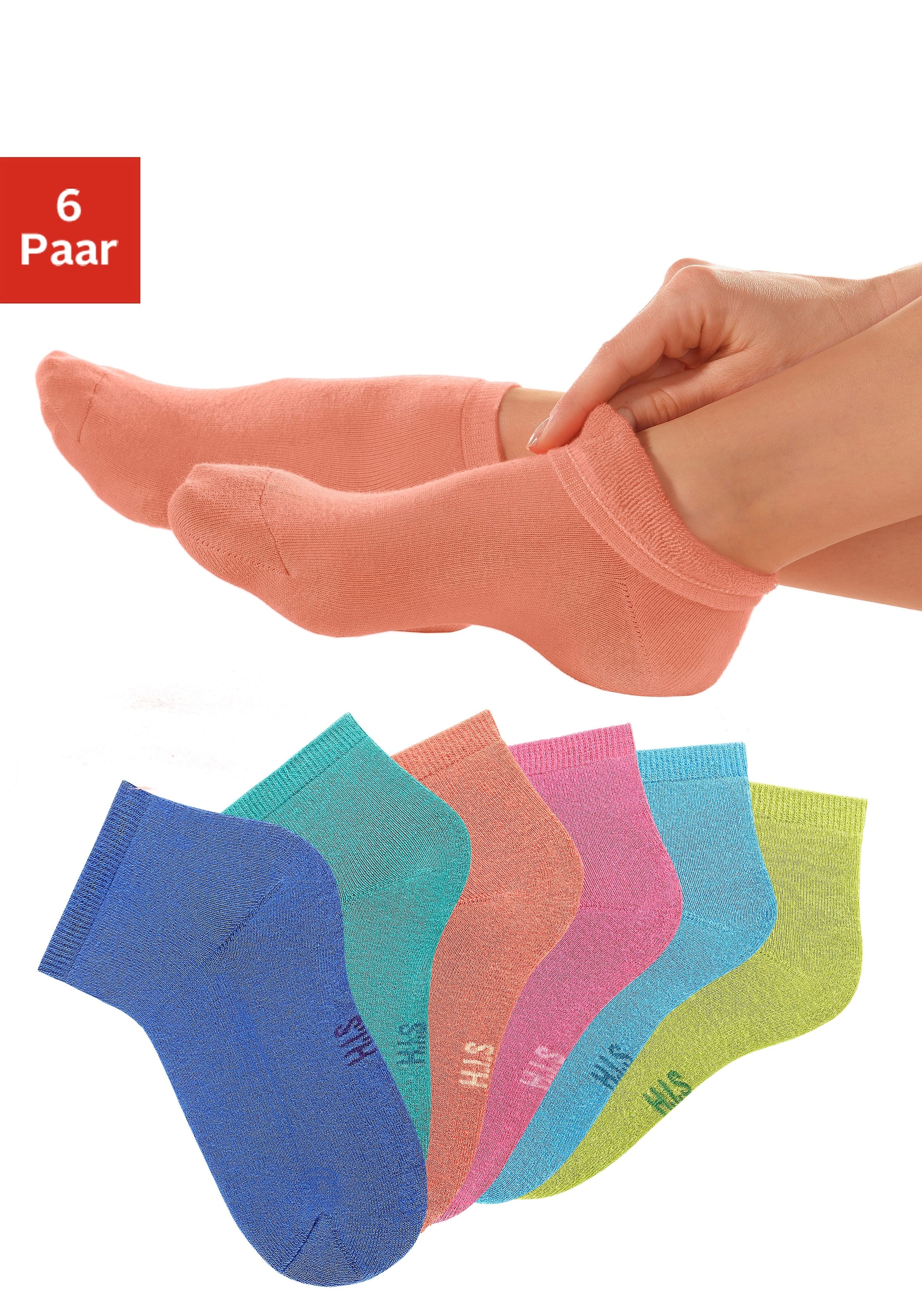 H.I.S Kurzsocken, (Set, 6 Paar), mit kuscheligem Innenfrottee » LASCANA |  Bademode, Unterwäsche & Lingerie online kaufen