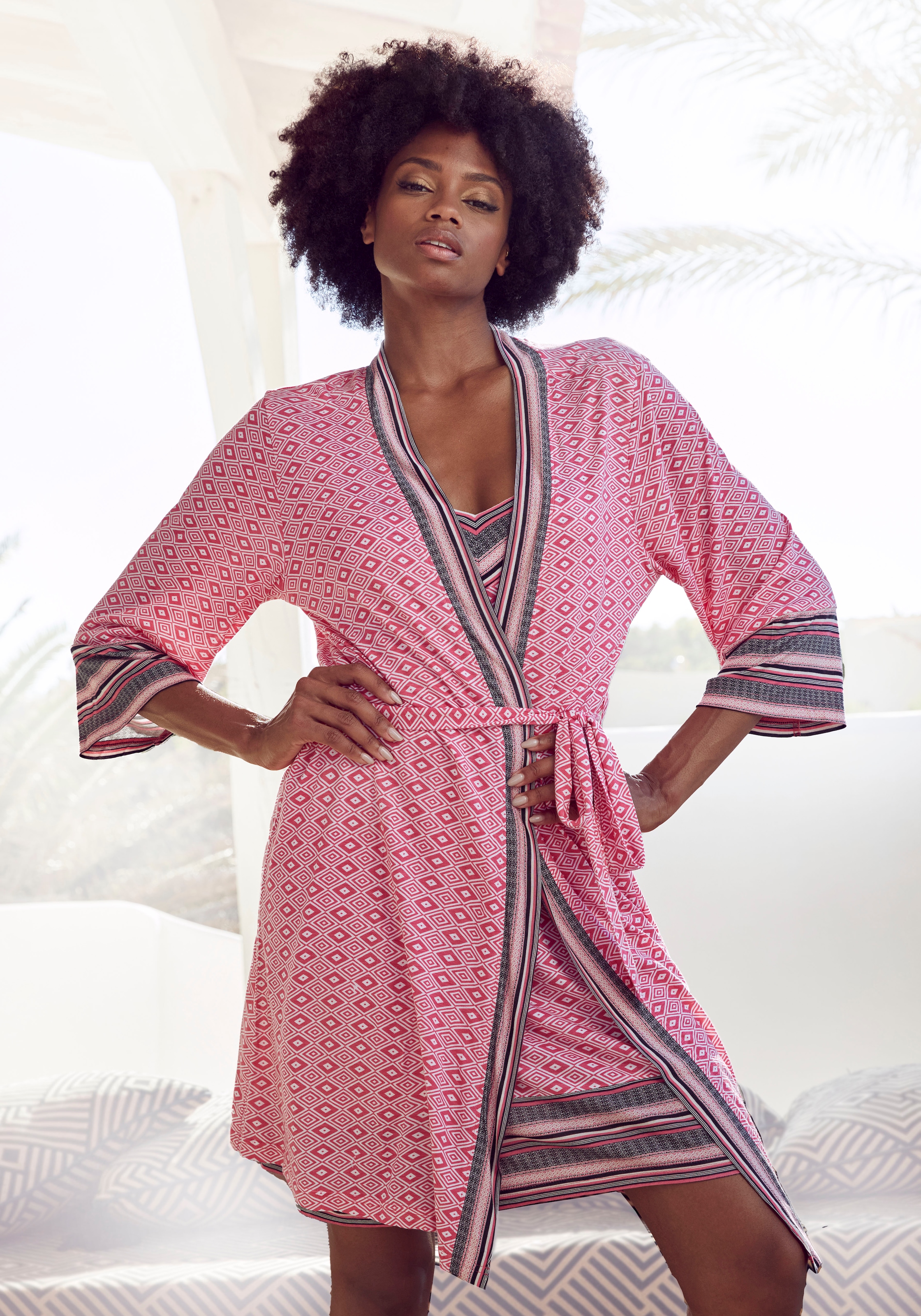 Bademode, | & Ethno-Design Vivance Kimono, online kaufen Lingerie LASCANA Dreams in Unterwäsche schönem »