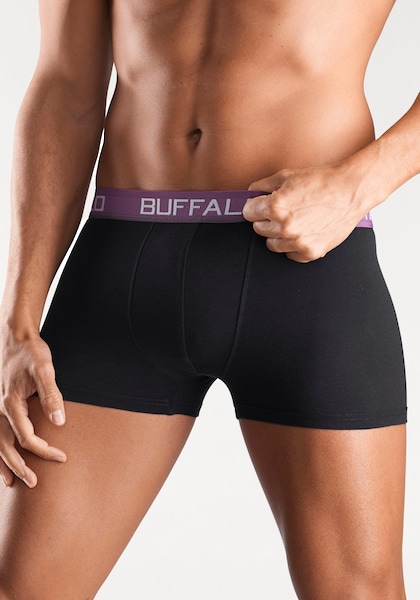 Buffalo Boxer, (Packung, 4 St.), unifarbene Retro Pants