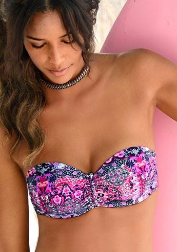 Buffalo Bandeau-Bikini-Top »Shari«, mit Unterwäsche & LASCANA Bademode, | Lingerie Paisleydruck kaufen online »