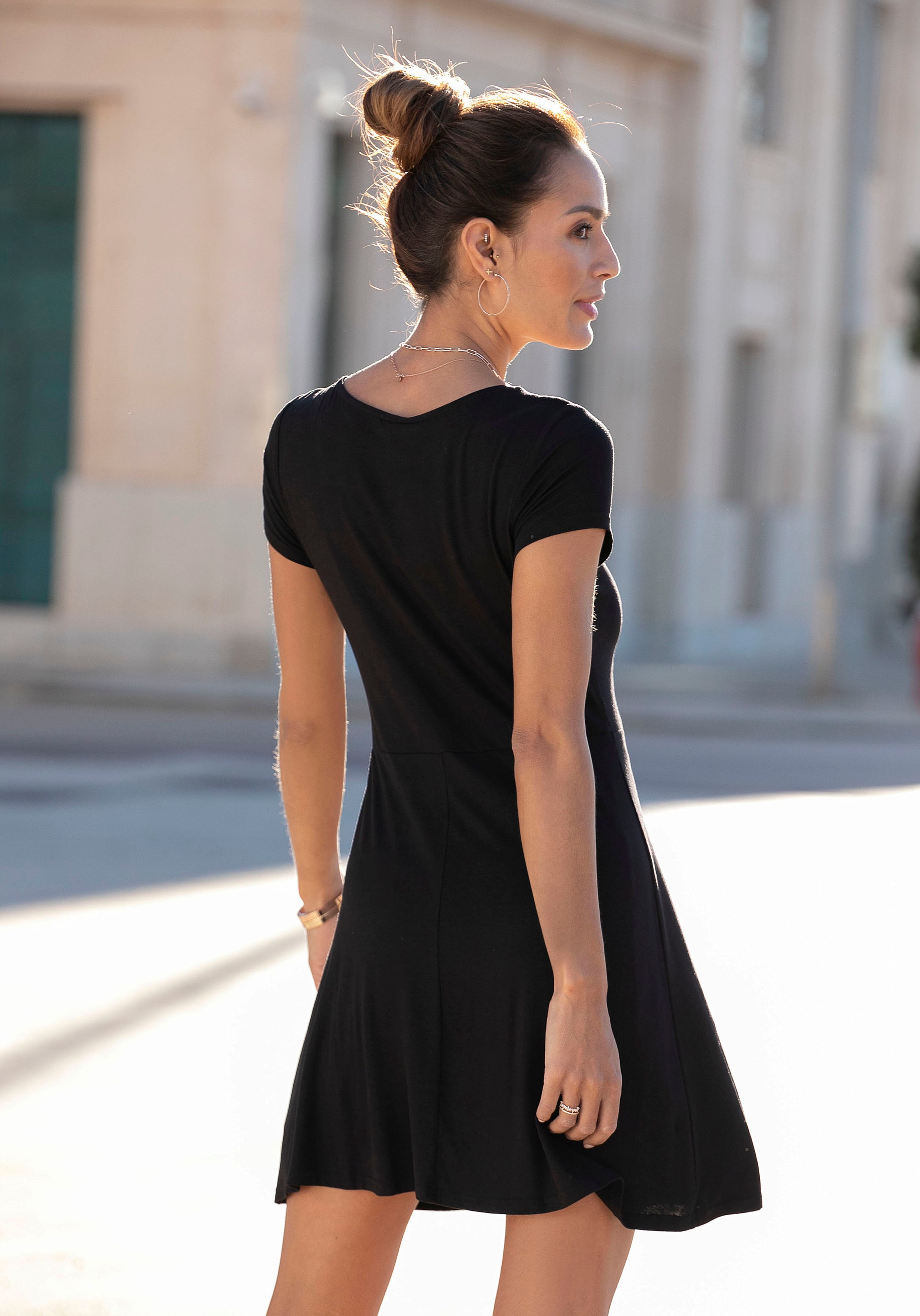 LASCANA Sommerkleid, mit Bademode, & Ausschnitt Lingerie online | kaufen am Unterwäsche » Zierbändern LASCANA