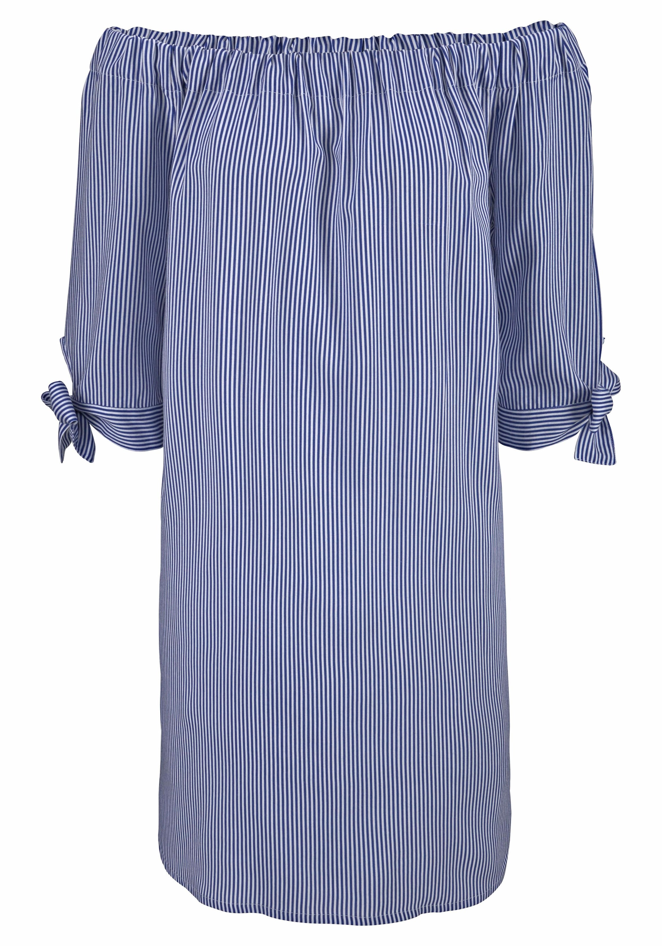 LASCANA Blusenkleid, mit Carmenausschnitt » LASCANA | Bademode, Unterwäsche  & Lingerie online kaufen