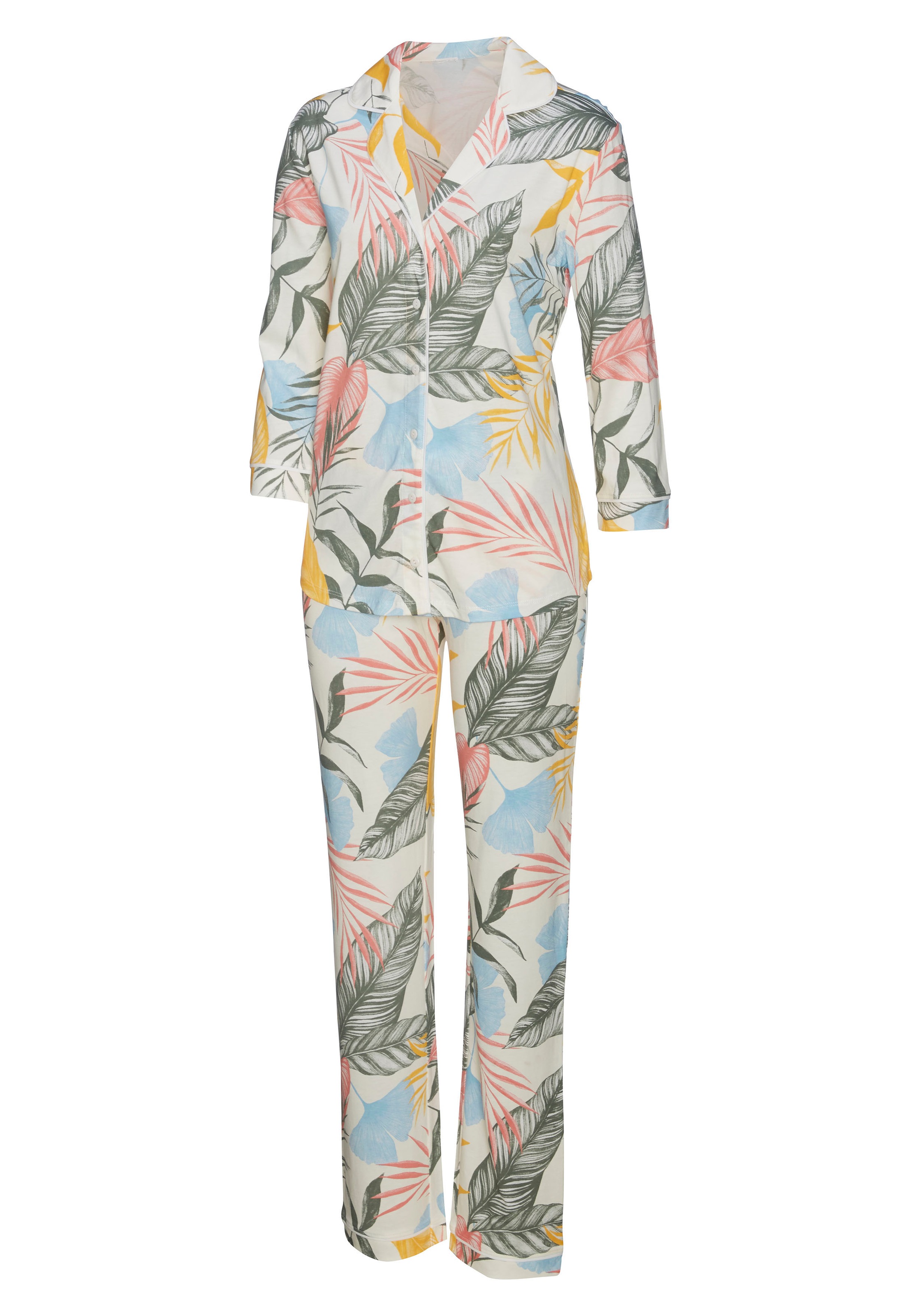 Vivance Dreams Pyjama, mit Bademode, floralem kaufen Druck Unterwäsche | » & online LASCANA Lingerie