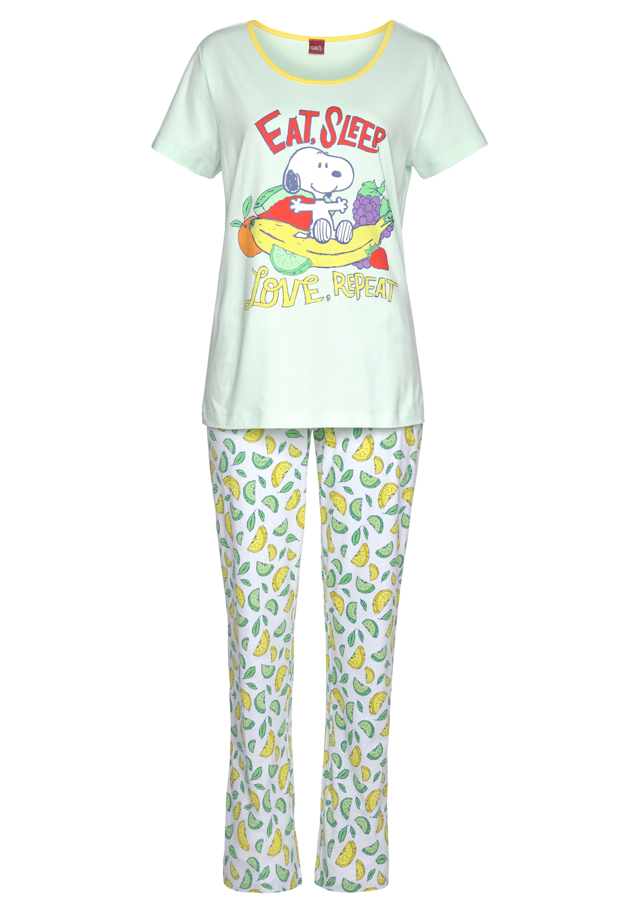 Peanuts Pyjama, (2 tlg., 1 Bademode, kaufen mit Unterwäsche online Stück), & Snoopy-Print Lingerie LASCANA » 