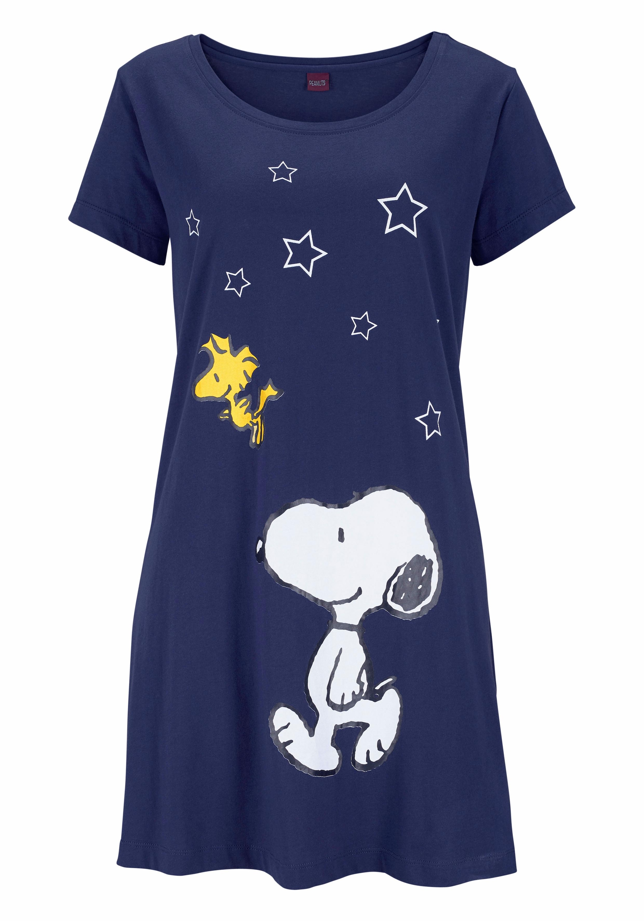 Peanuts Sleepshirt, Snoopy-Print mit in & online LASCANA Minilänge » Lingerie | kaufen Unterwäsche Bademode