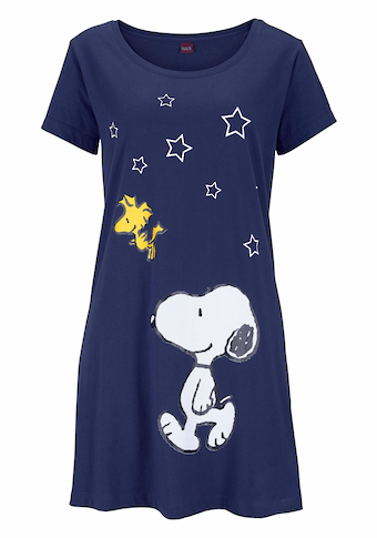 Peanuts Sleepshirt, mit Snoopy-Print in Minilänge