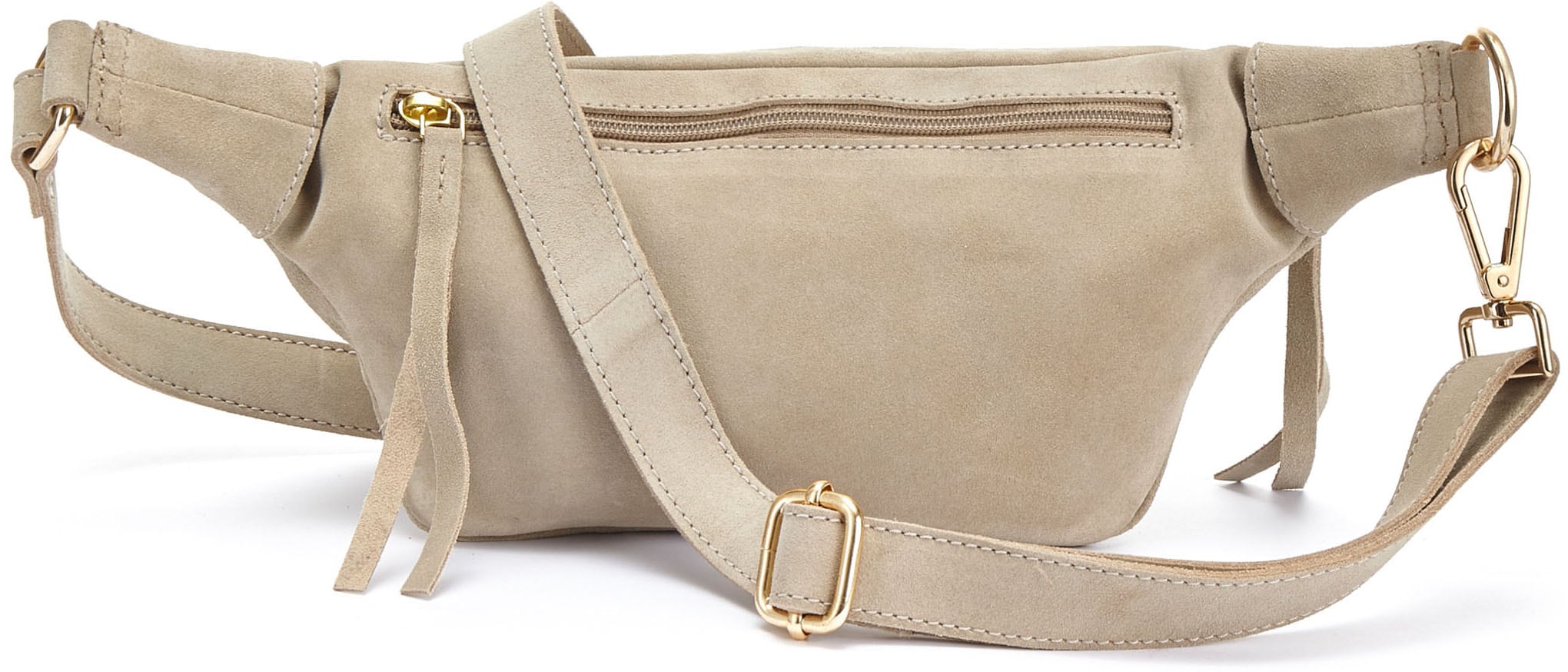 Elbsand Bauchtasche, aus Leder, Umhängetasche, Brusttasche, Schultertasche, Crossbody Bag