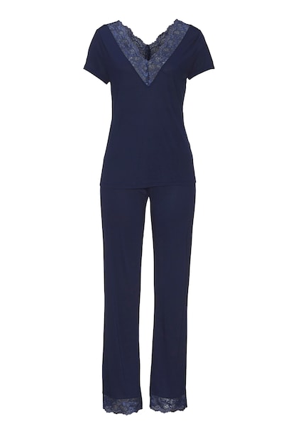 LASCANA Pyjama, (2 tlg., 1 Stück), mit Spitzendetails » LASCANA | Bademode,  Unterwäsche & Lingerie online kaufen