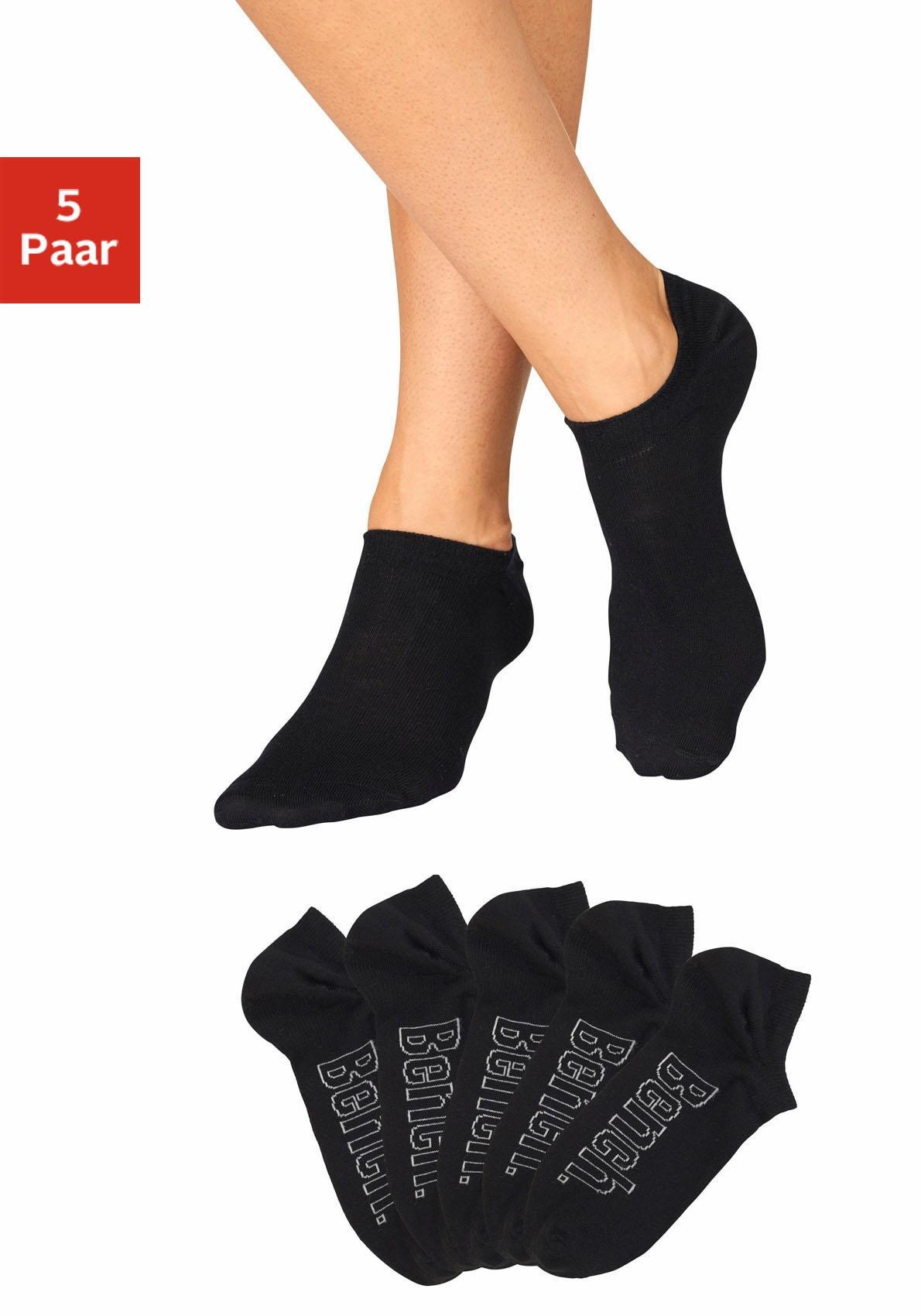 Bench. Sneakersocken, (Set, 5 Paar), für modische Sneaker-Schuhe