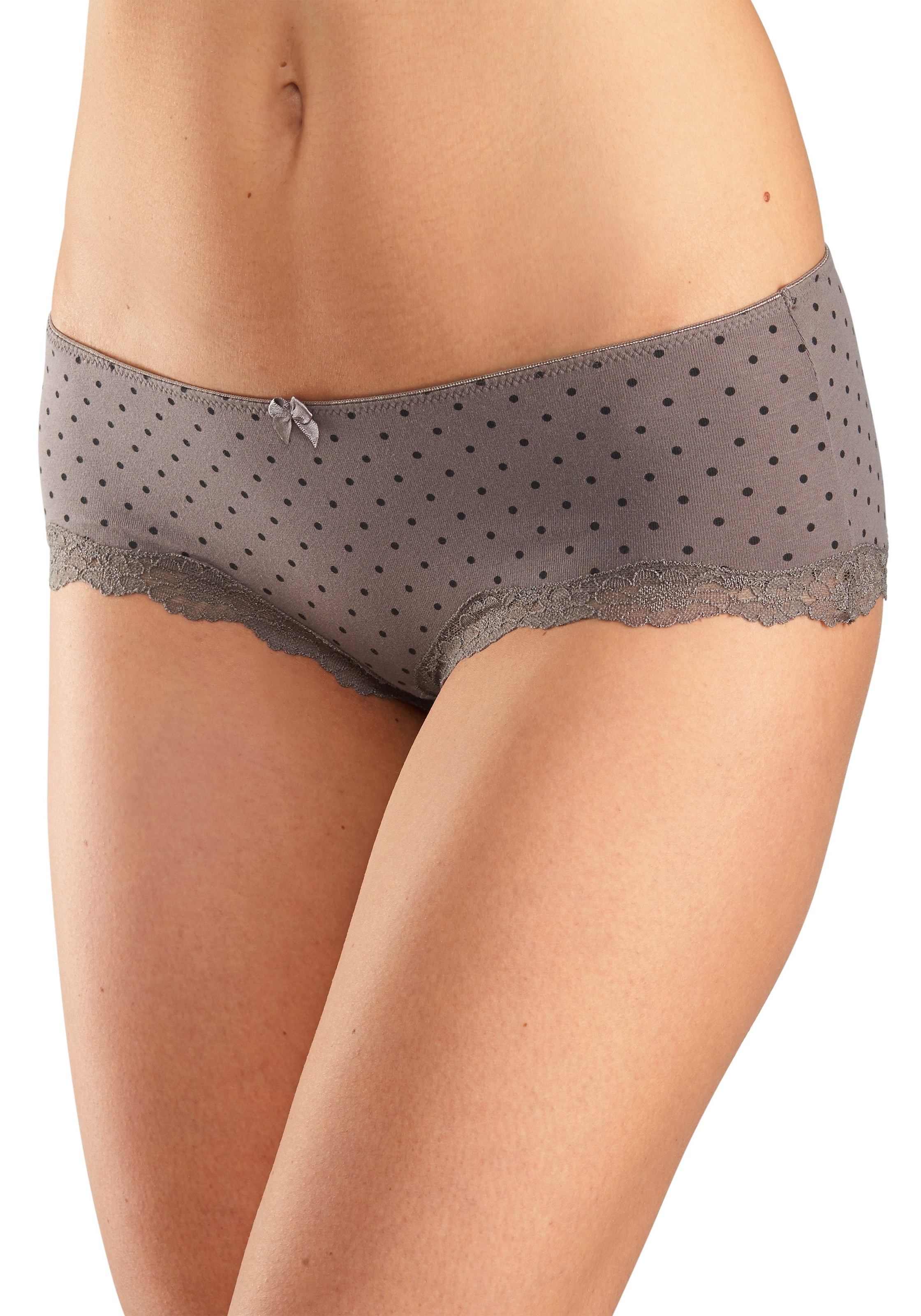 LASCANA Panty, (Packung, 3 St.), aus elastischer Baumwolle mit zarter Spitze  » LASCANA | Bademode, Unterwäsche & Lingerie online kaufen