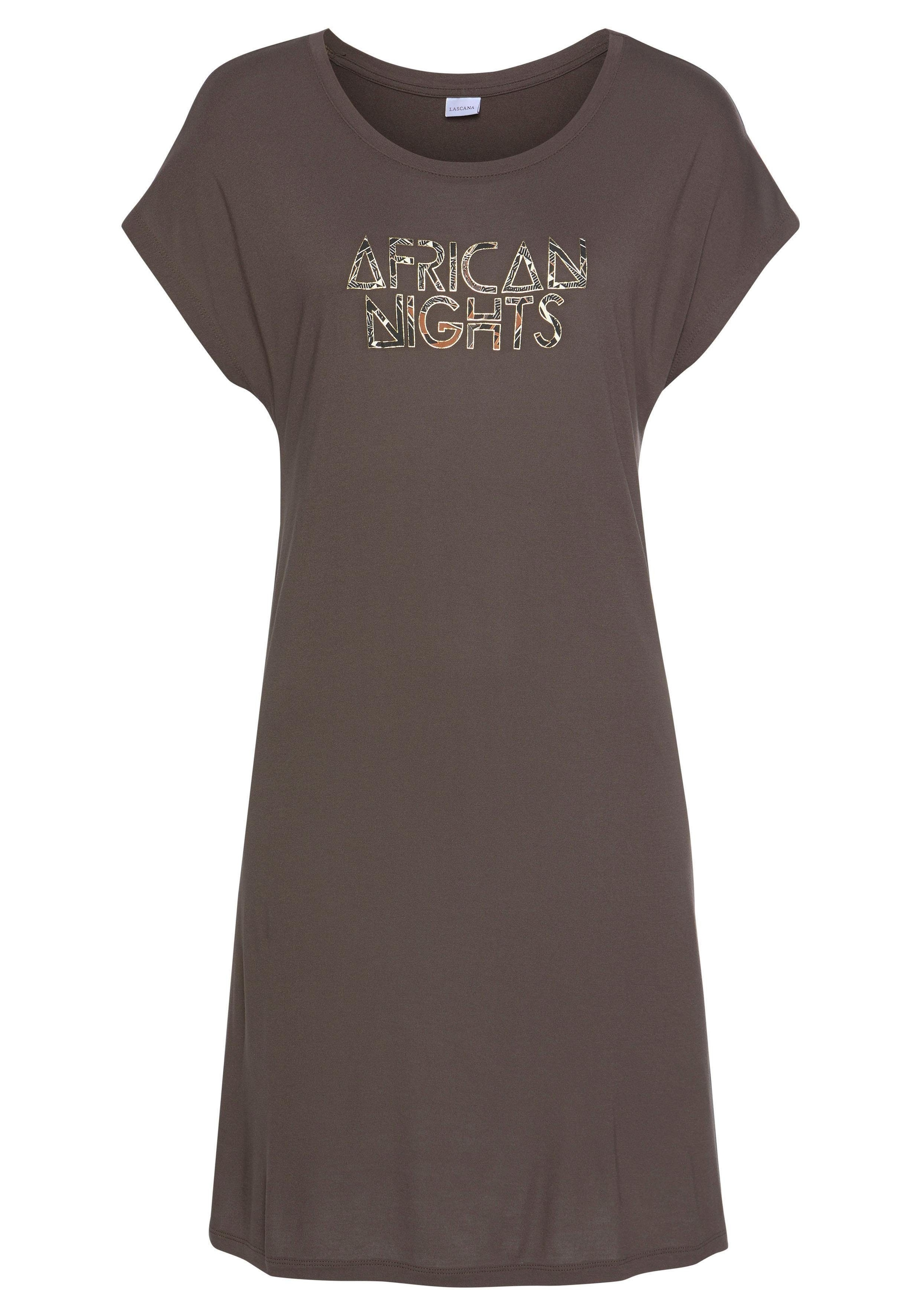 LASCANA Nachthemd, mit leicht überschnittenen Schultern » LASCANA |  Bademode, Unterwäsche & Lingerie online kaufen