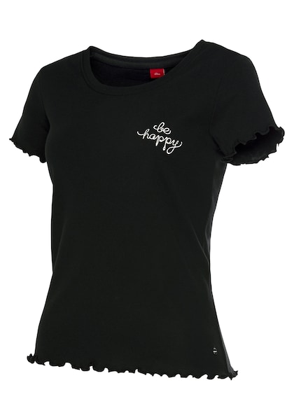 s.Oliver T-Shirt, mit Kräuselsaum » LASCANA | Bademode, Unterwäsche &  Lingerie online kaufen