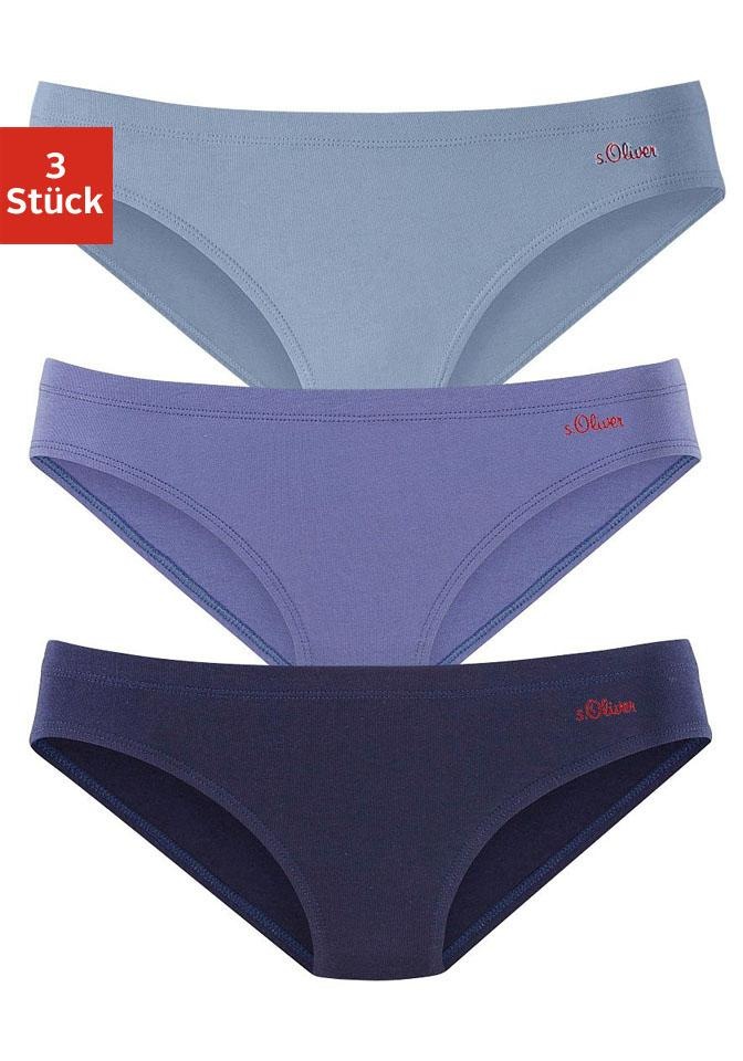 s.Oliver Bikinislip, (Packung, 3 LASCANA St.), online Bademode, & kaufen Unterwäsche » Lingerie | elastischer Baumwoll-Qualität aus