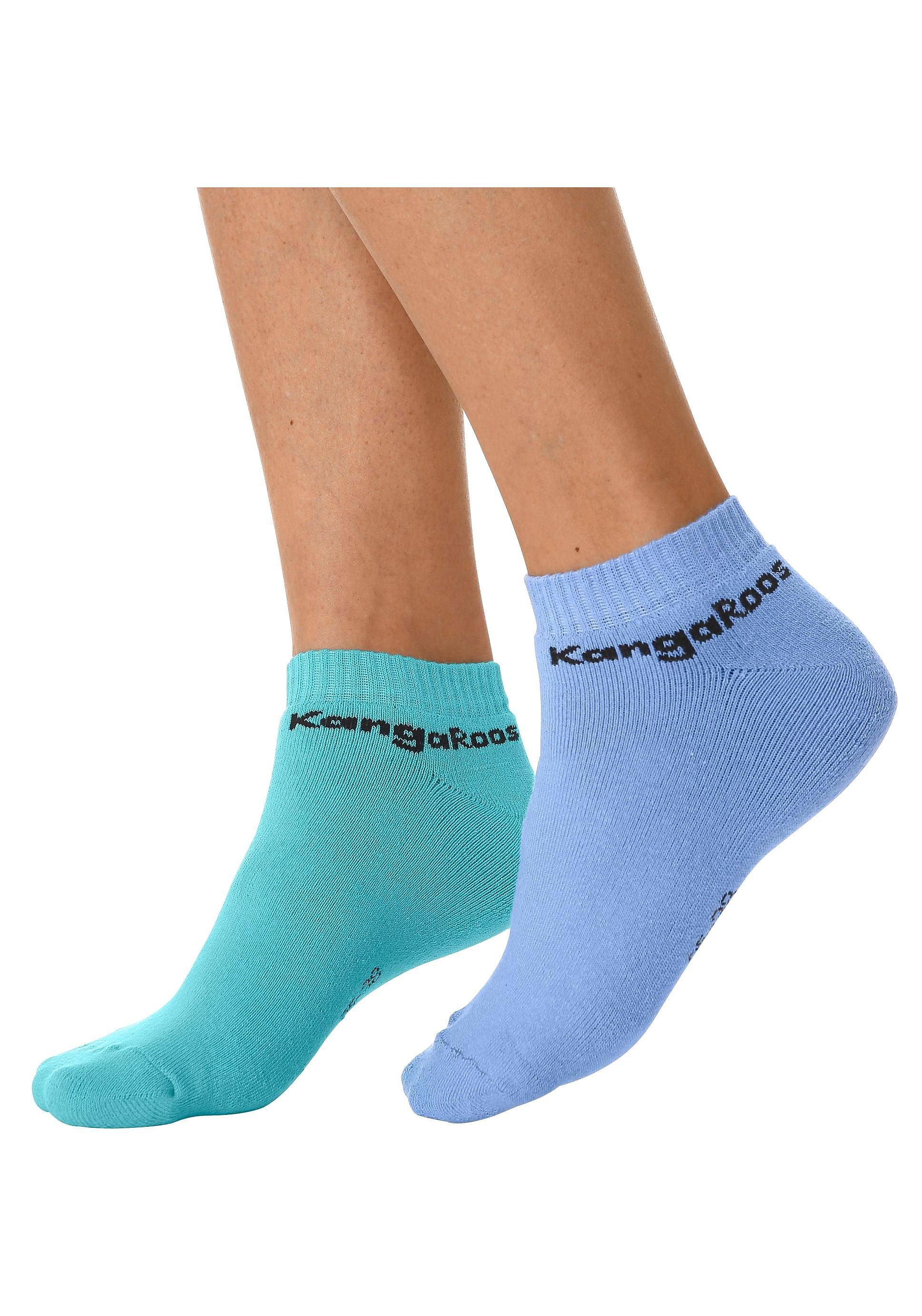 KangaROOS Sneakersocken, (Set, 6 Paar), mit Frottee innen