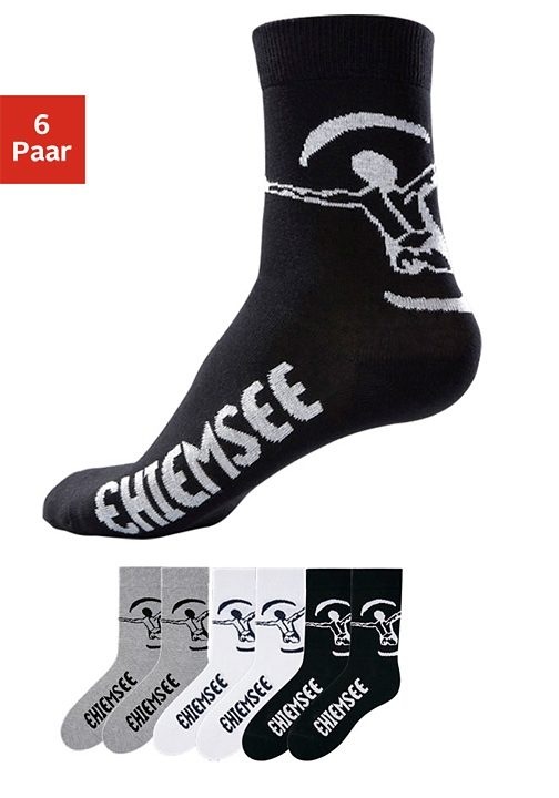 Chiemsee Freizeitsocken, (Set, 6 Paar), in pflegeleichter Markenqualität