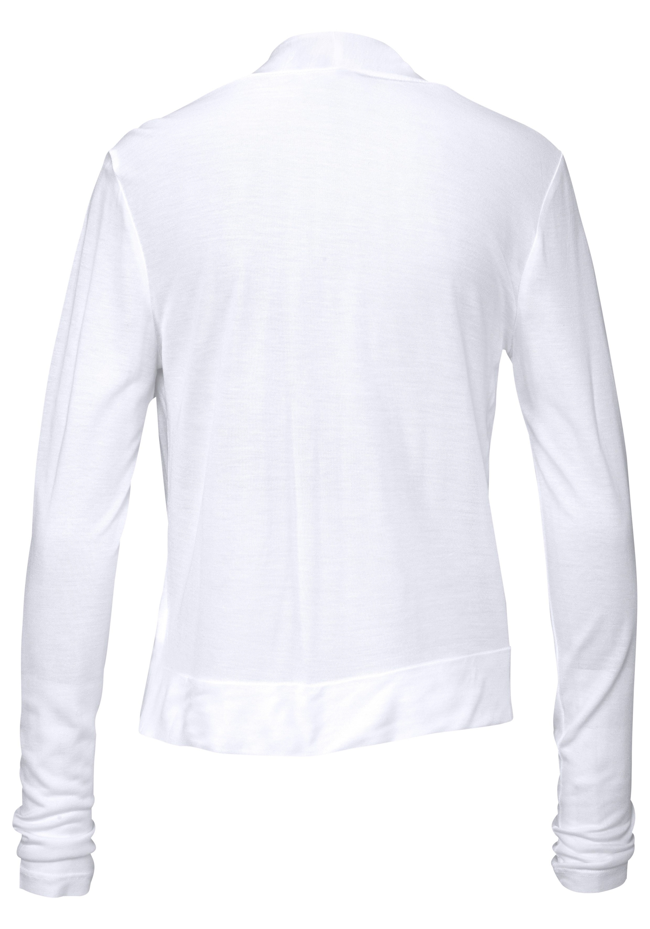 LASCANA Shirtjacke, in offener Form, Strickjacke aus Jersey, Sommerjacke,  Cardigan » LASCANA | Bademode, Unterwäsche & Lingerie online kaufen