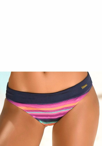 LASCANA Bikini-Hose »Rainbow«, mit Umschlagbund