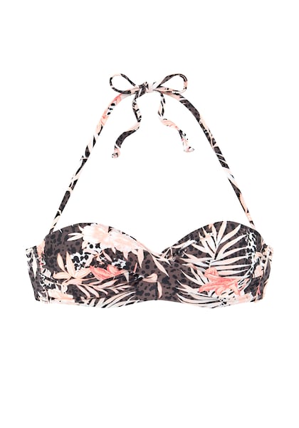 Buffalo Bügel-Bandeau-Bikini-Top »Branda«, mit floralem Design