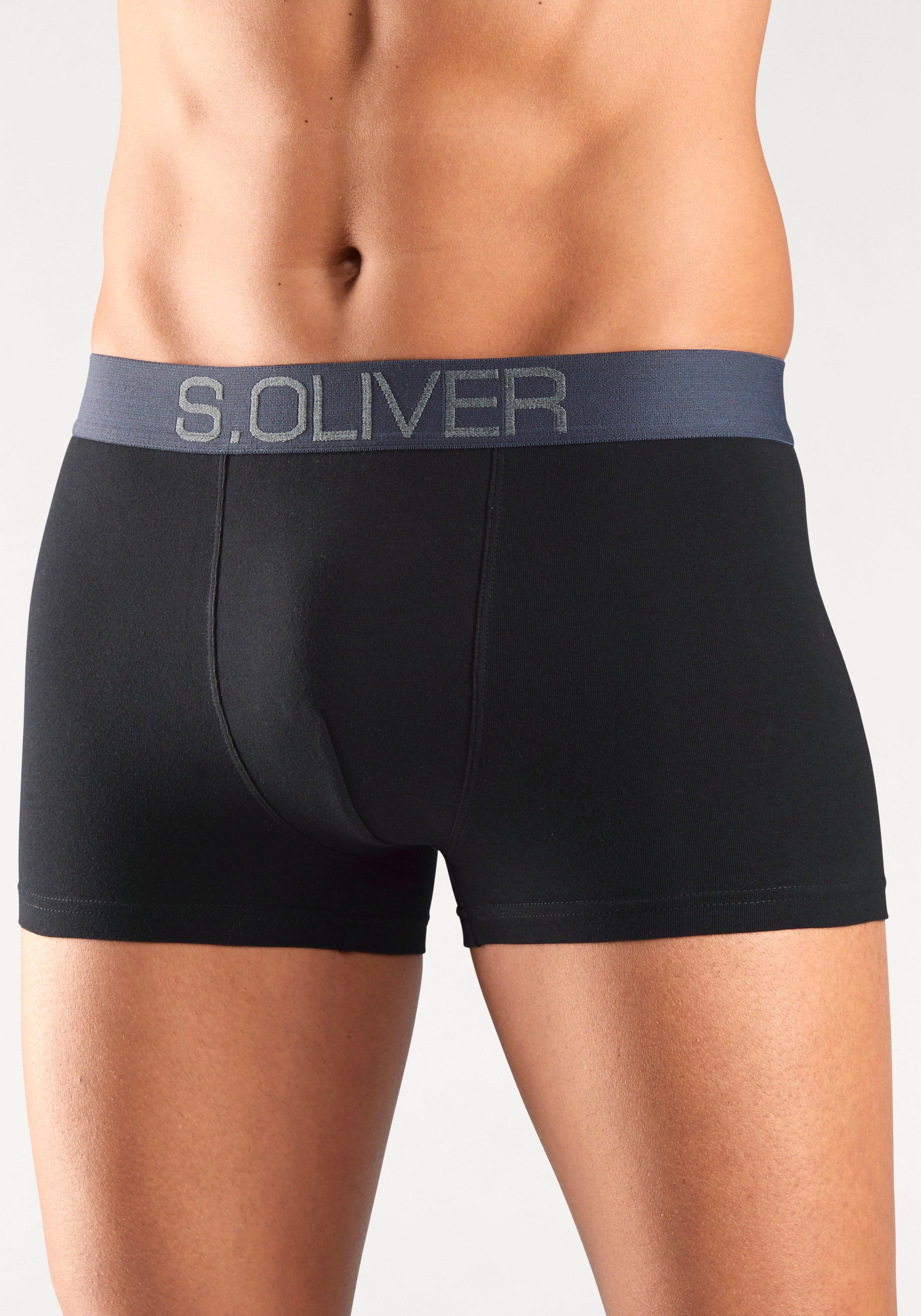 s.Oliver Boxer, (Packung, 4 St.), mit kontrastfarbenem Webbund » LASCANA |  Bademode, Unterwäsche & Lingerie online kaufen