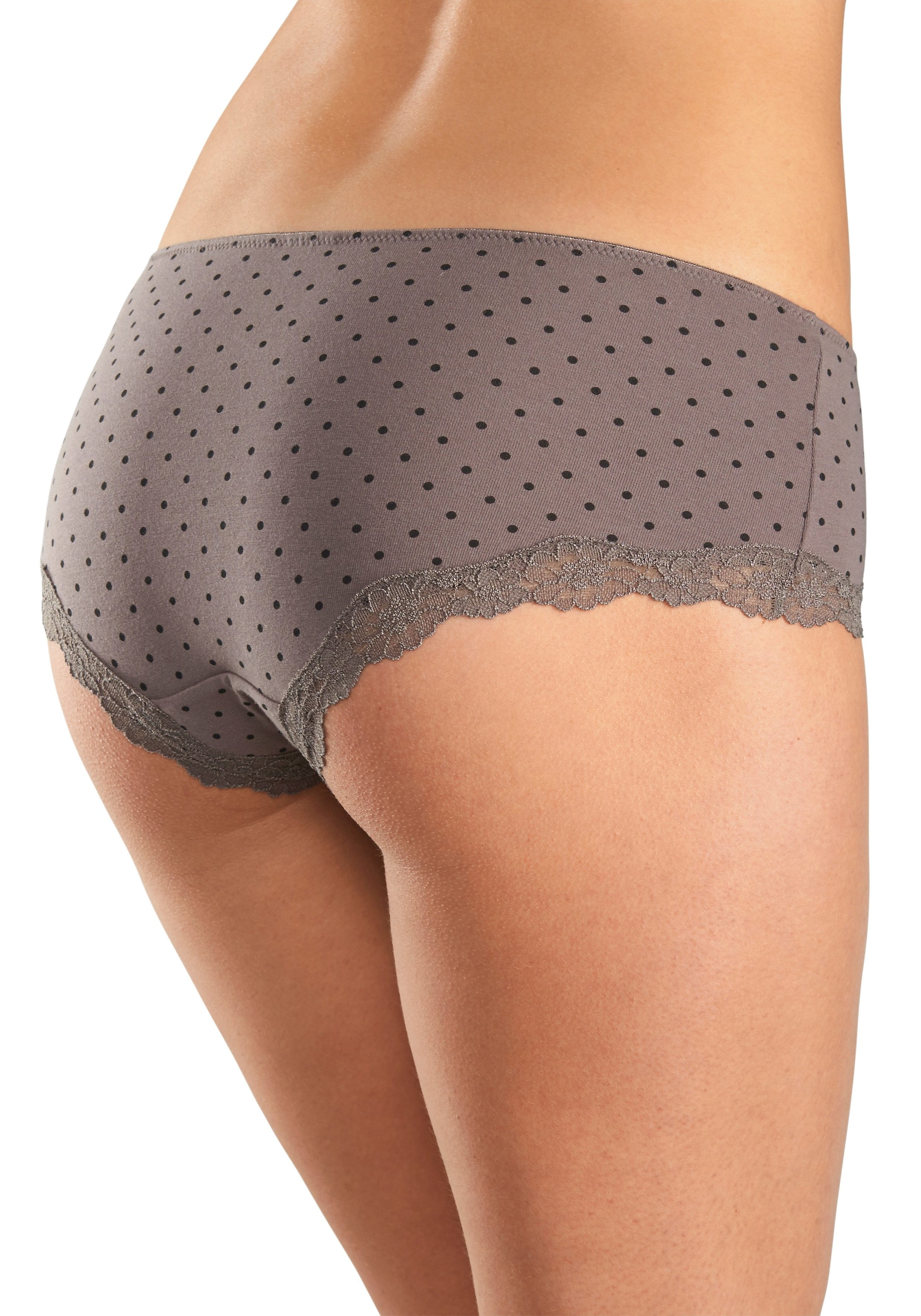 LASCANA Panty, (Packung, 3 Baumwolle St.), & zarter Bademode, Unterwäsche LASCANA aus | online kaufen elastischer Spitze mit Lingerie »