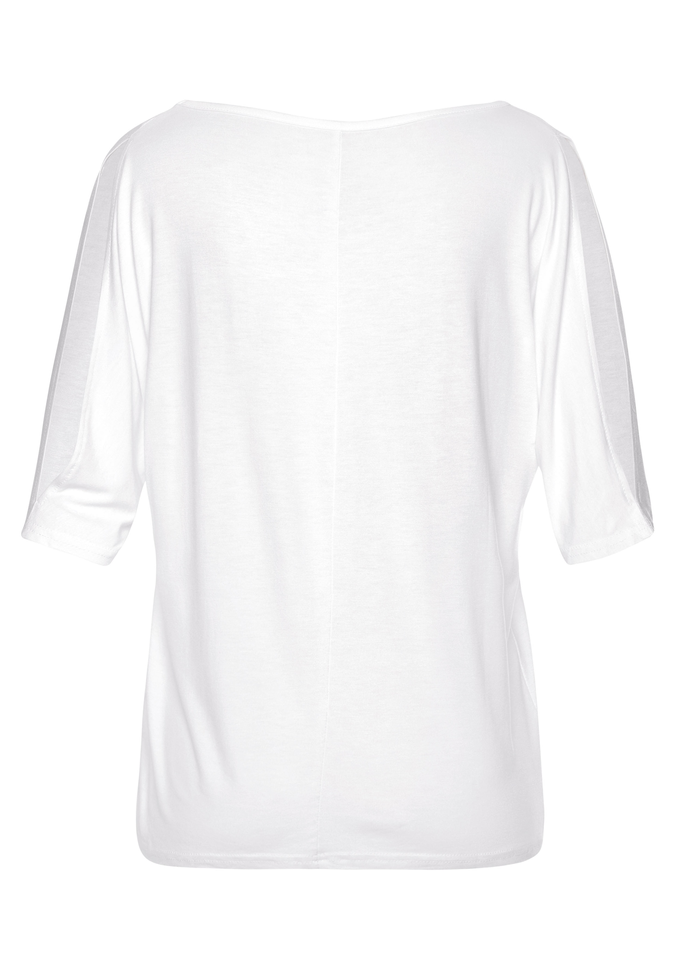 Vivance T-Shirt, mit Cut-outs an Ärmel » LASCANA | Bademode, Unterwäsche &  Lingerie online kaufen | V-Shirts