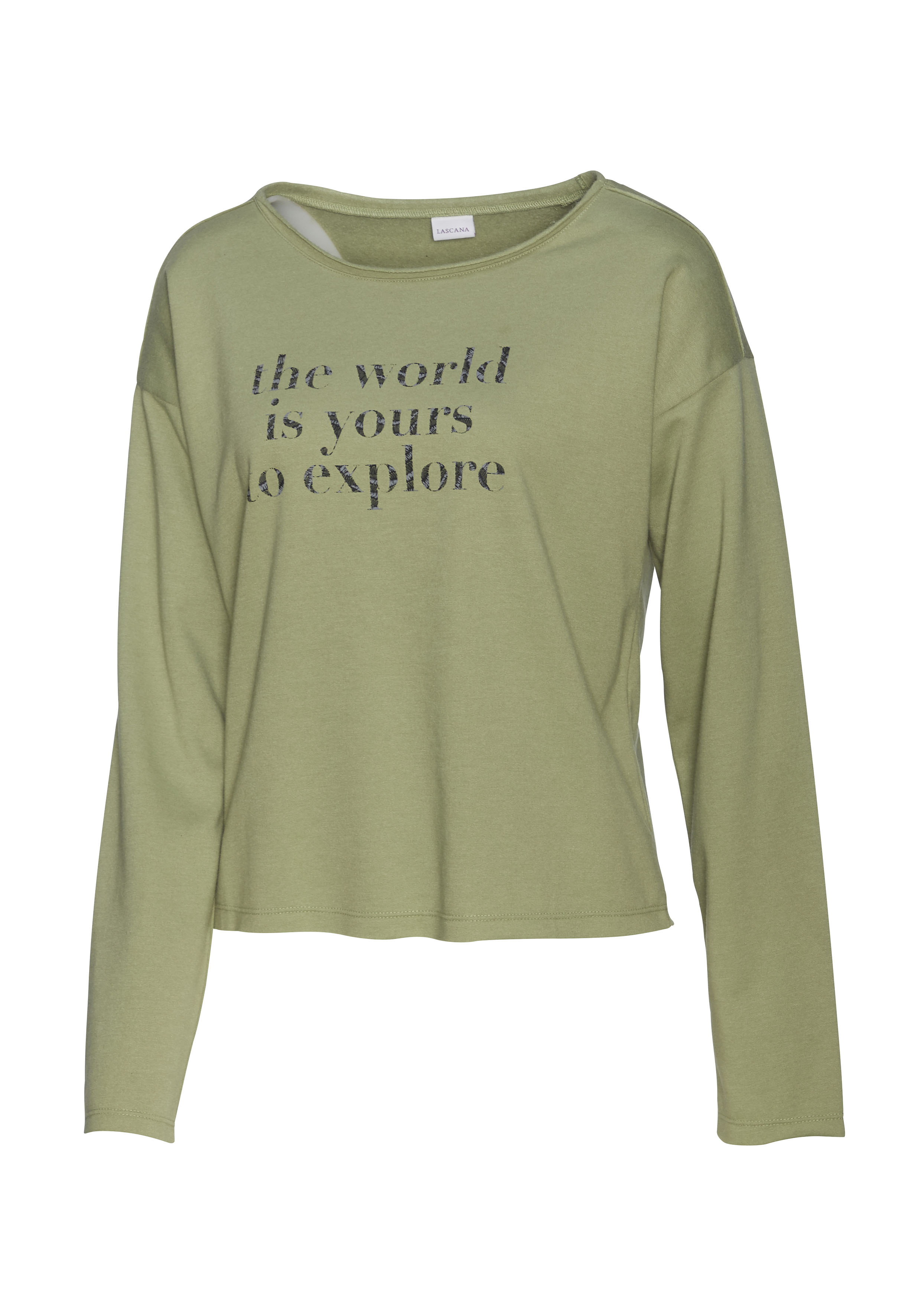 LASCANA Sweatshirt, mit Statement Druck, Loungeanzug » LASCANA | Bademode,  Unterwäsche & Lingerie online kaufen