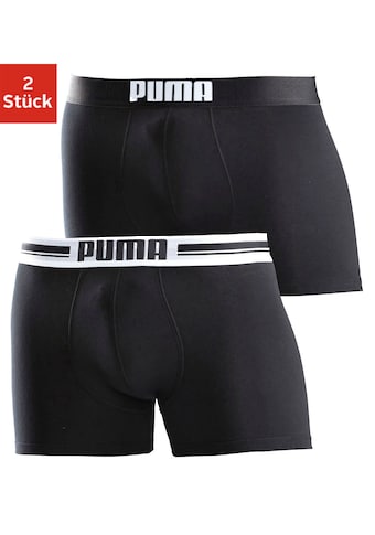 PUMA Boxer »Placed Logo«, (Packung, 2 St.)