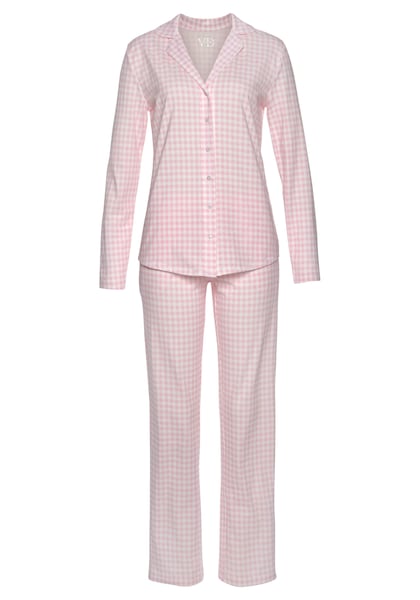Vivance Dreams Pyjama, (2 tlg., 1 Stück), mit feinem Muster » LASCANA |  Bademode, Unterwäsche & Lingerie online kaufen