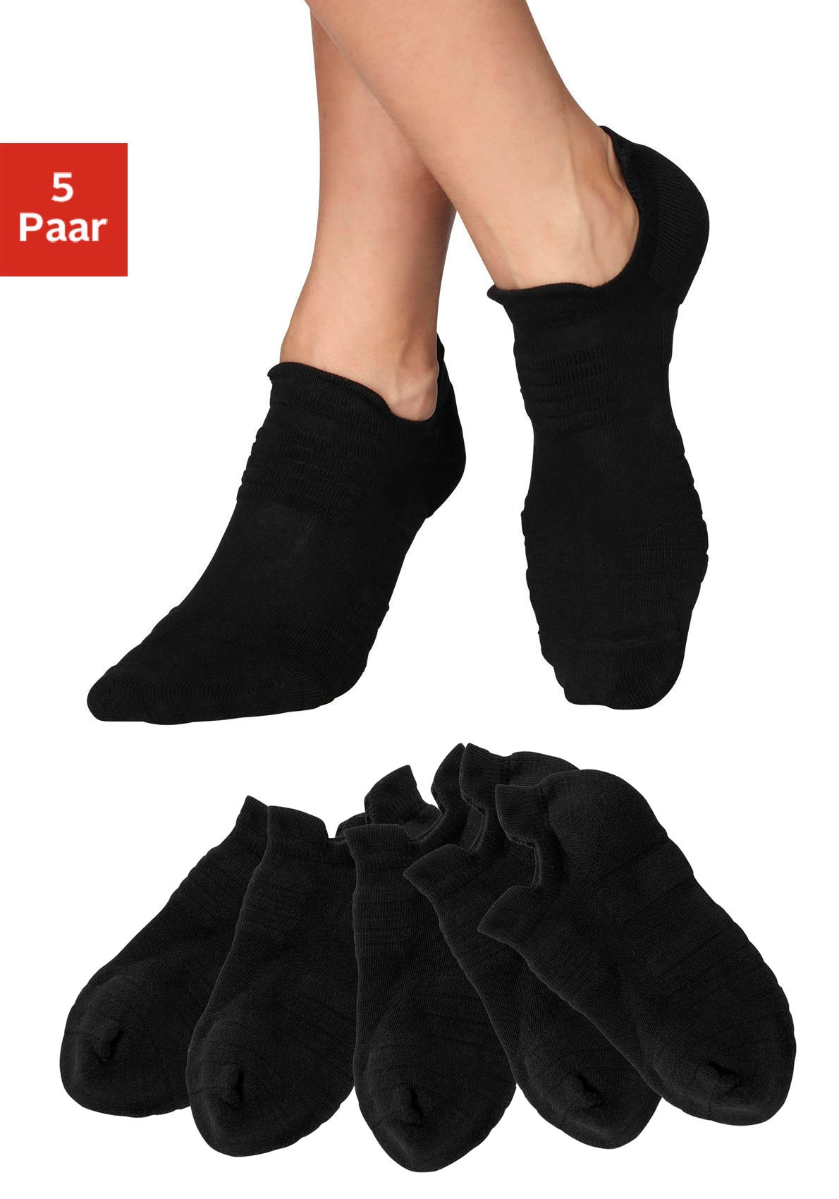 LASCANA ACTIVE Sneakersocken, (Set, 5 Paar), mit Frottee Details » LASCANA  | Bademode, Unterwäsche & Lingerie online kaufen