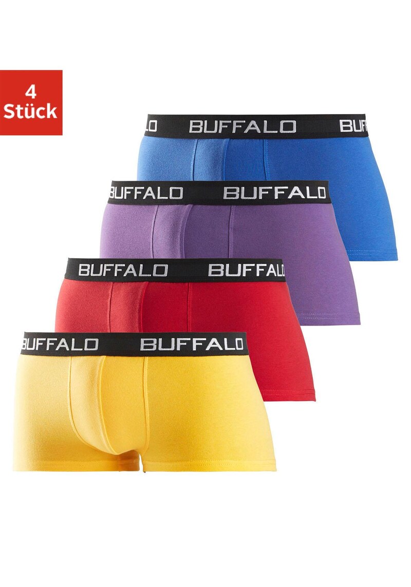 Buffalo Hipster, (Packung, 4 St.), mit Kontrastbund