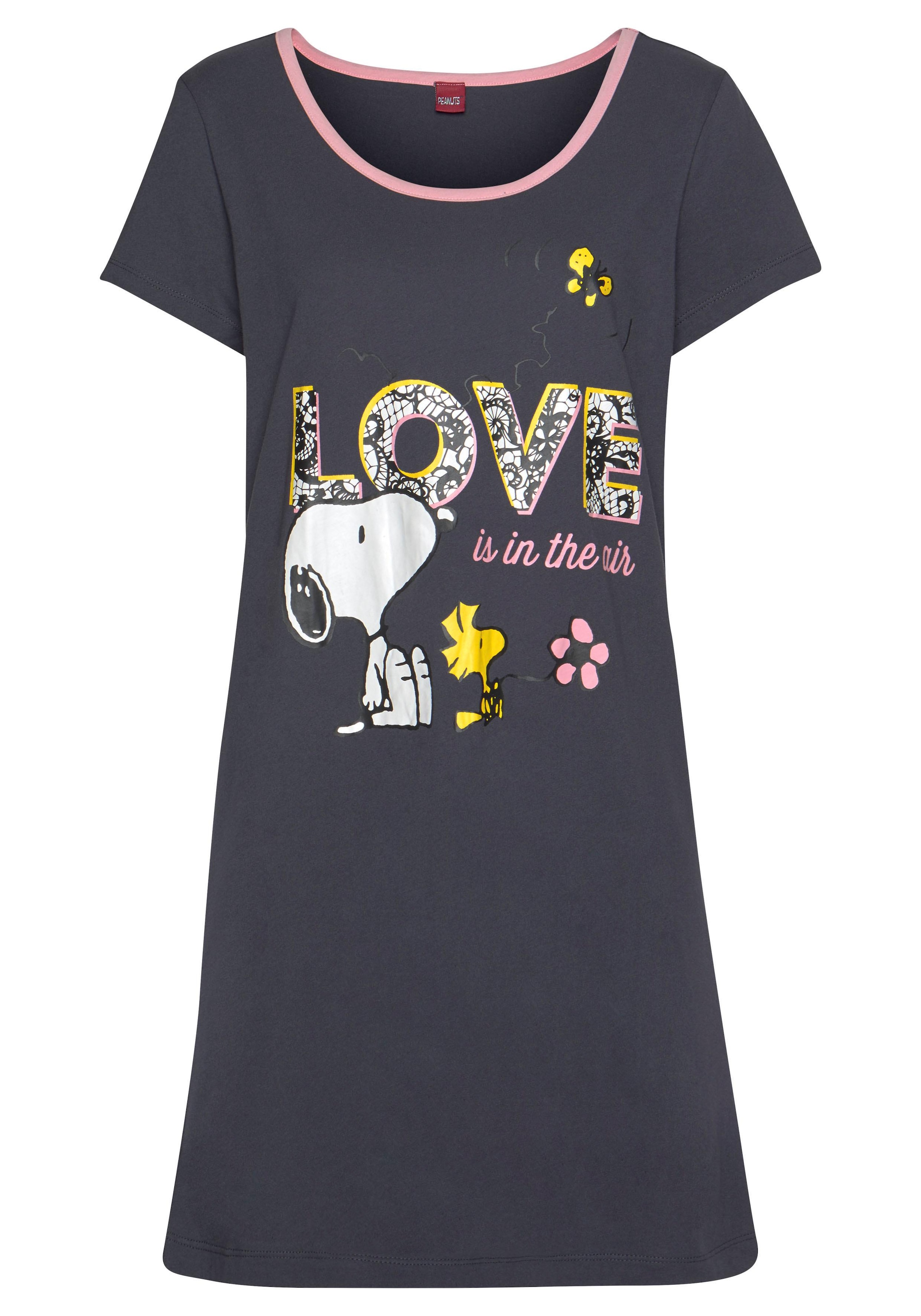 Peanuts Sleepshirt, mit großem Snoopy-Motiv