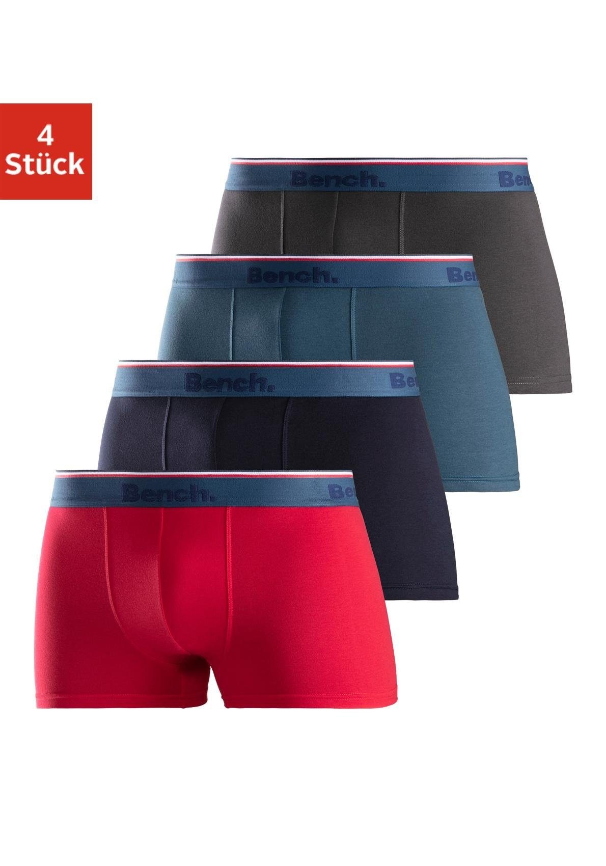 Bench. Boxer »Boxershorts für Herren«, (Packung, 4 St.), aus Baumwoll-Mix