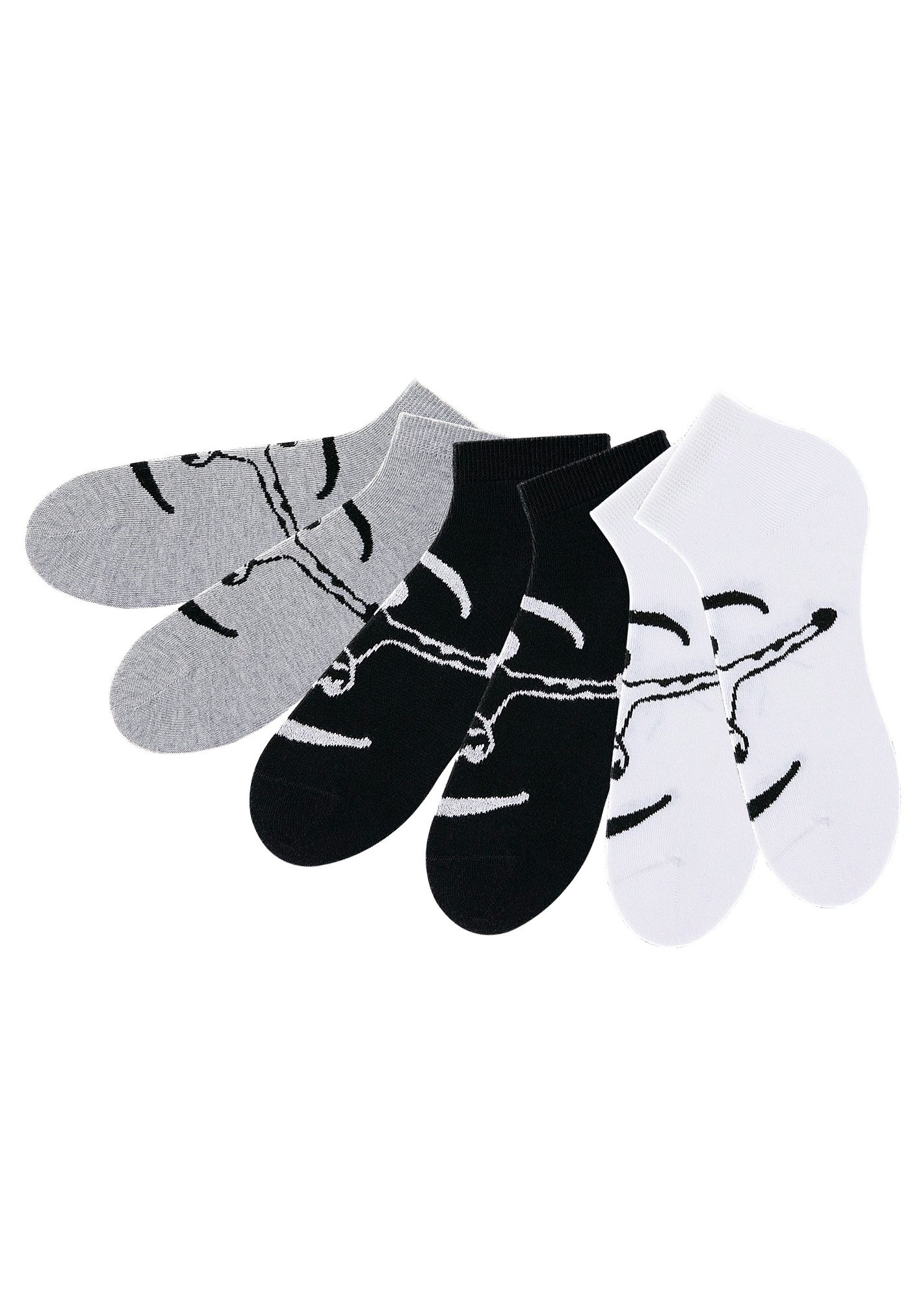 Chiemsee Sneakersocken, (Packung, 6 Paar), ideal für Sport & Freizeit