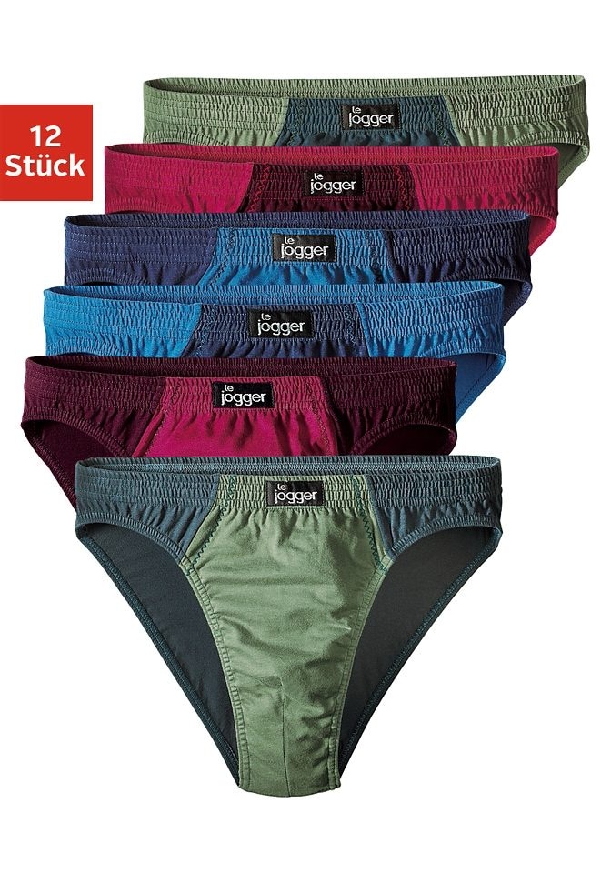 le jogger® Slip, (Packung, 12 Sparpack Unterwäsche | LASCANA im » Lingerie Bademode, kaufen online & St.)