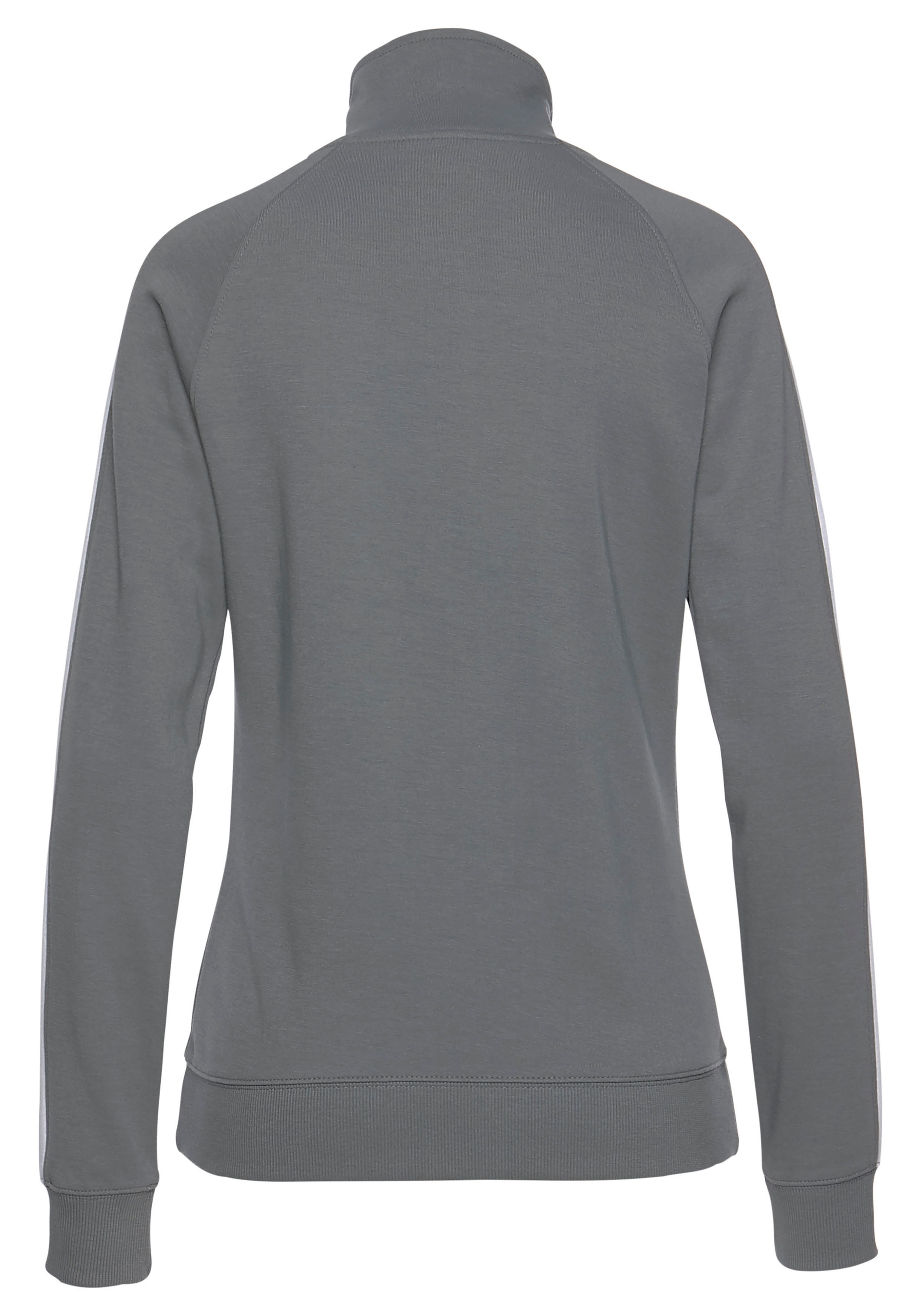 Bench. Loungewear Sweatjacke »-Loungejacke«, mit Seitenstreifen und Stehkragen, Loungewear, Loungeanzug