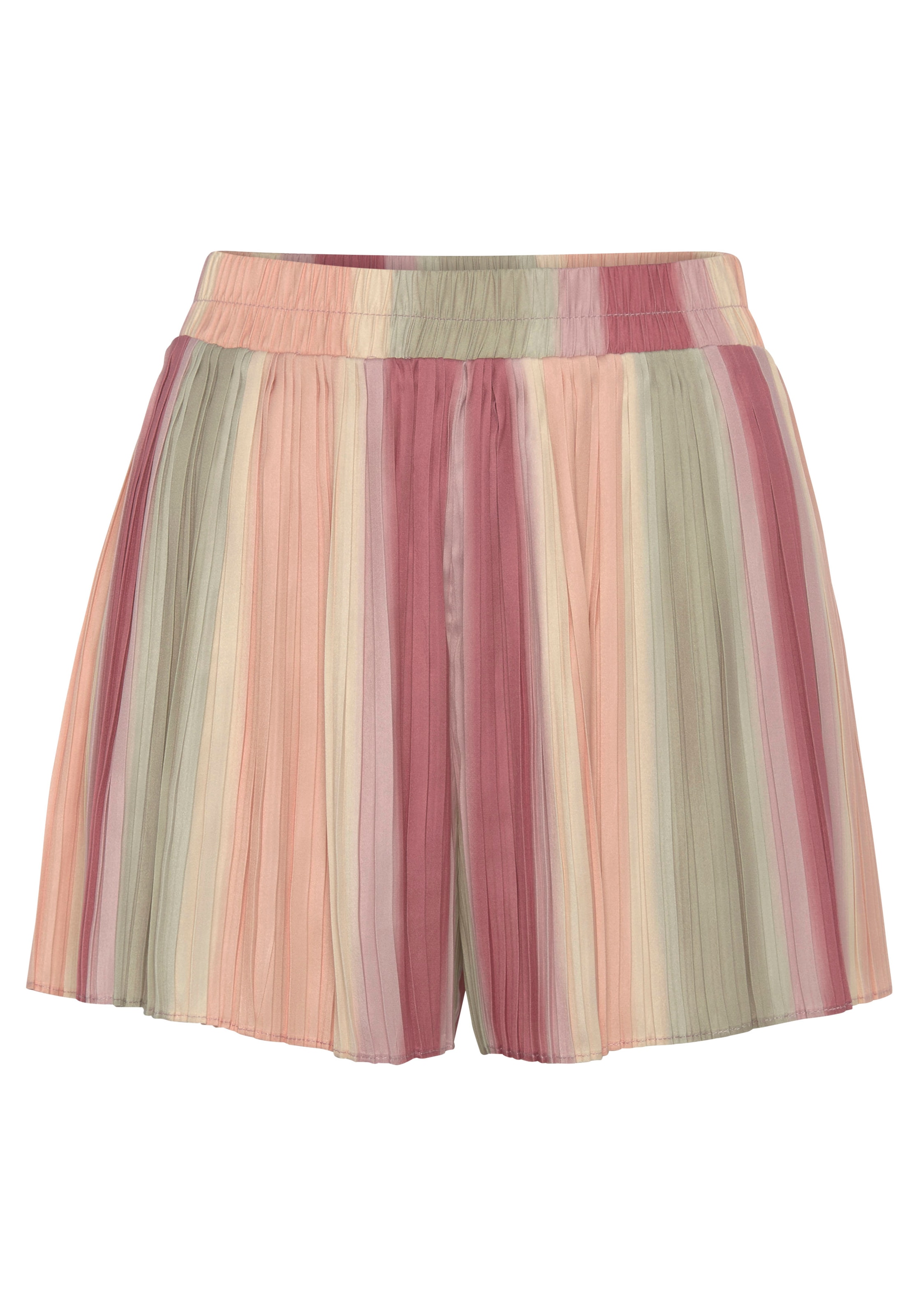 Shorts, Farbverlauf, » mit Lingerie kaufen glänzend, leicht Bademode, online Unterwäsche aus Hose Vivance LASCANA & kurze | Plissee,