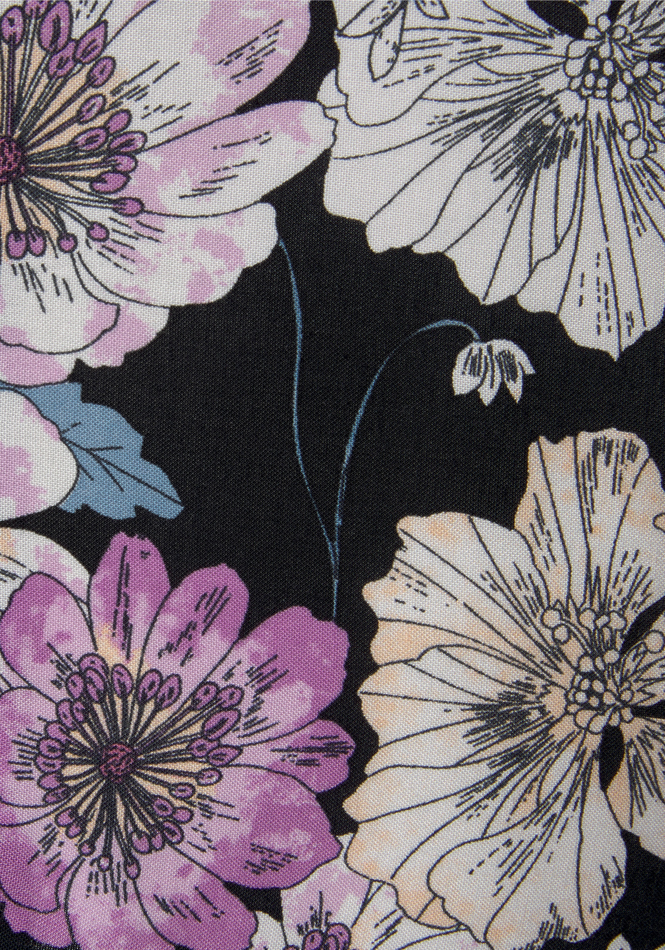 LASCANA Schlupfbluse, mit Blumenprint und online kaufen casual Blusenshirt, » Lingerie & | Unterwäsche LASCANA Bademode, Trompetenärmeln