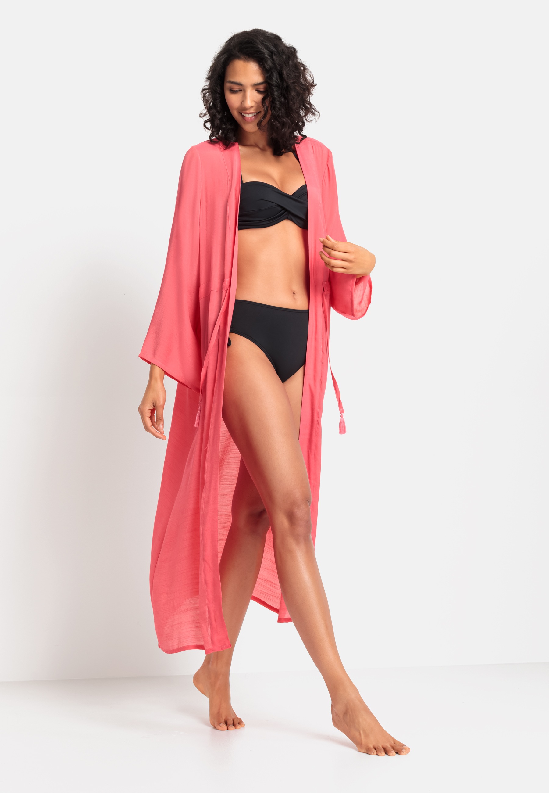 LASCANA Strandkleid, & Lingerie Kimono-Style online Unterwäsche im | LASCANA kaufen Bademode, »